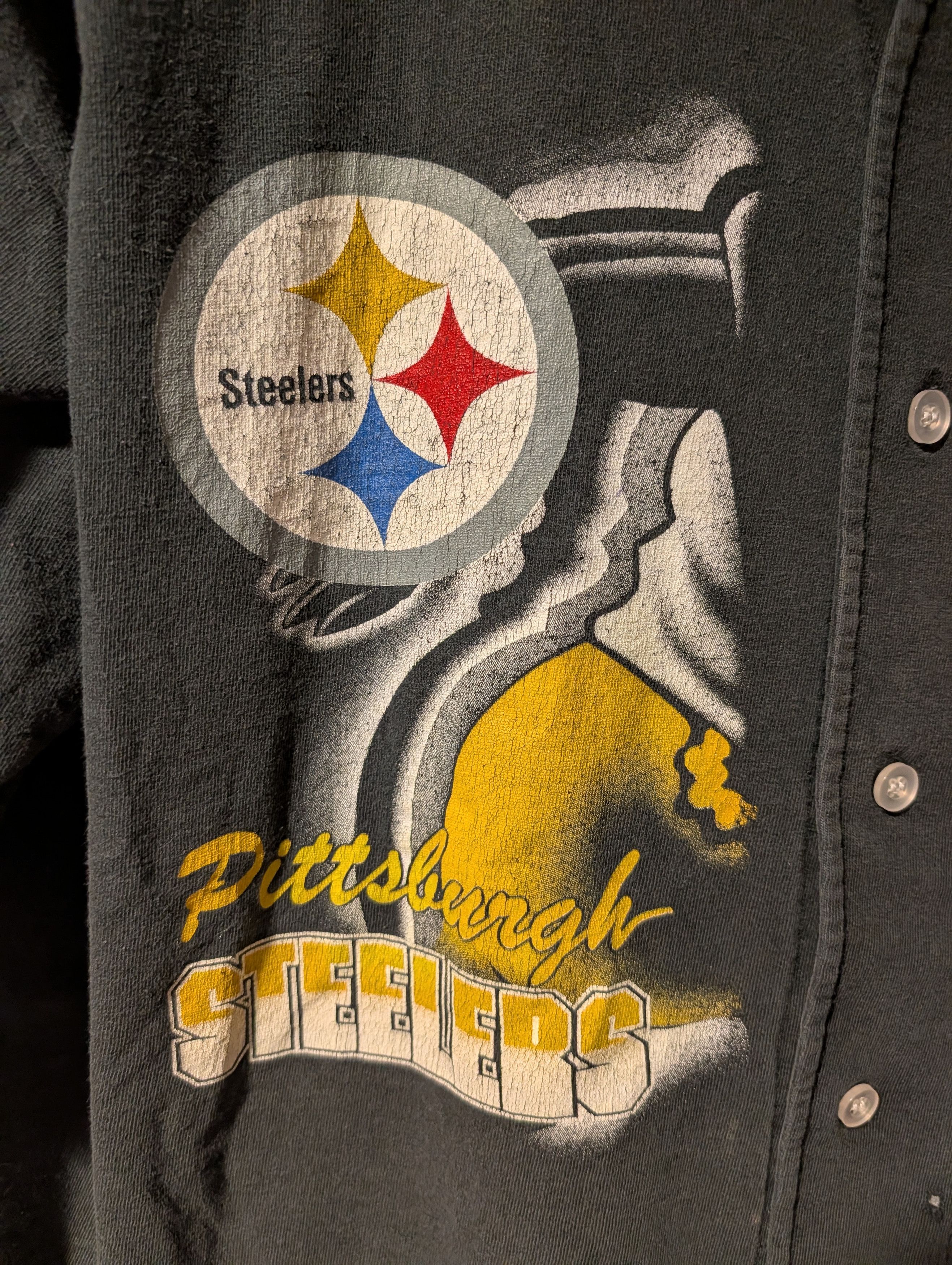 MLB VTG 90s Pittsburgh Steelers NFL Badger Baseball Jersey Size US XL / EU 56 / 4 - 2 Thumbnail