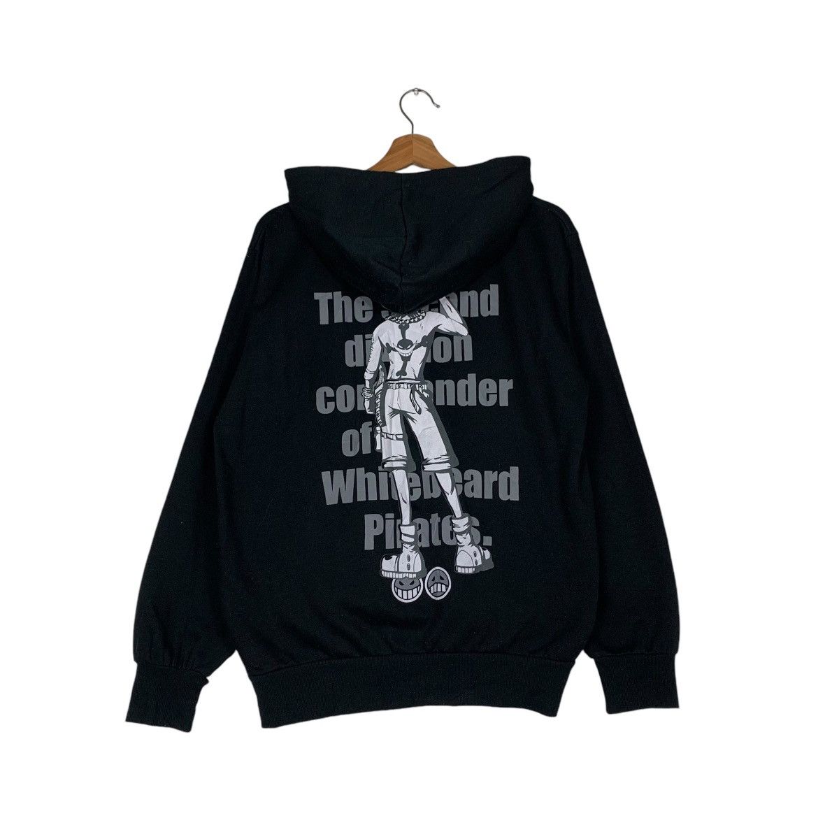 Anime ONE PIECE Portgas D Ace Graphics Zipper Hoodies #1367-C62 Size US L / EU 52-54 / 3 - 1 Thumbnail