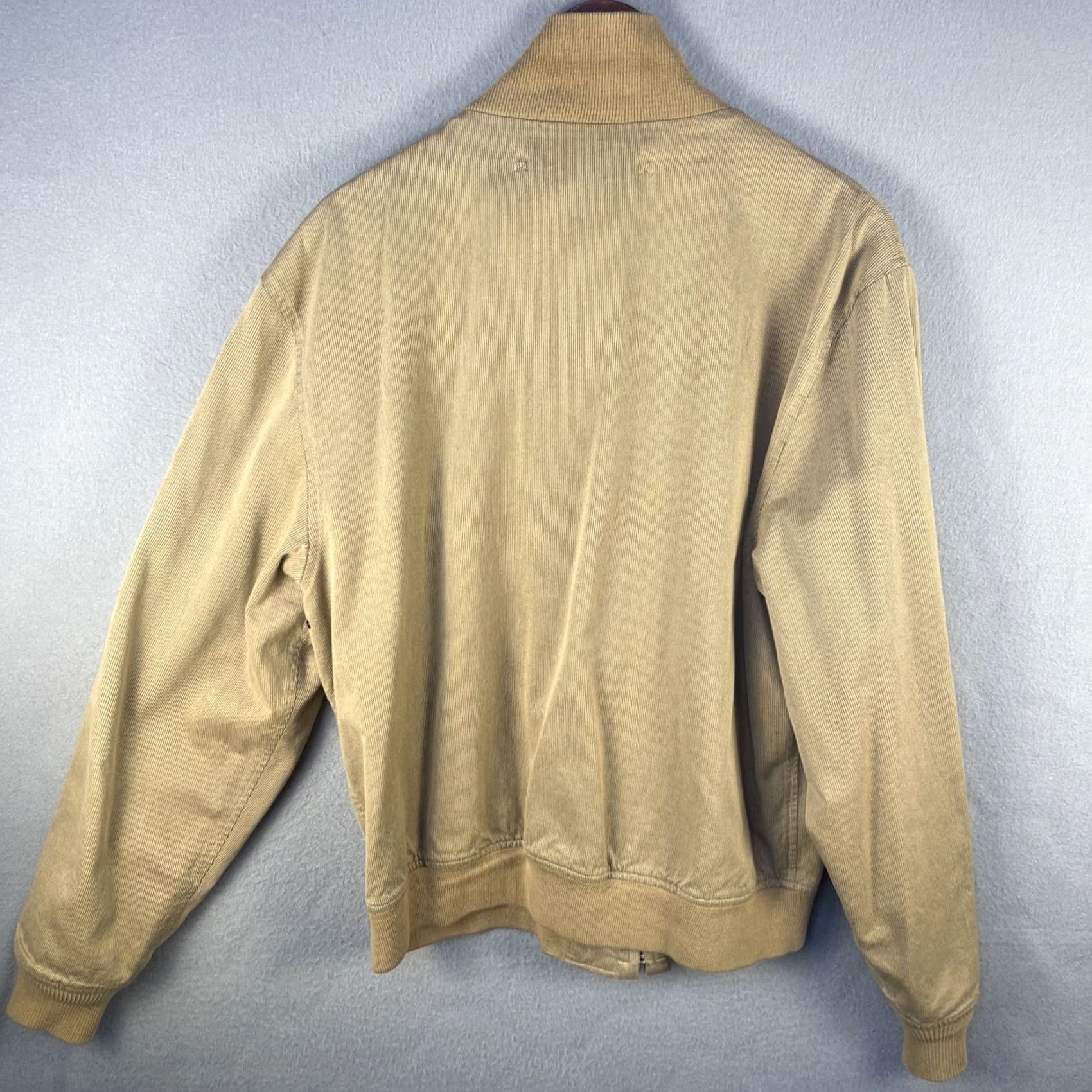 Vintage Willis & Geiger Jacket Mens 44 Beige Navy Summer Flying Tan Corduroy USA Size US S / EU 44-46 / 1 - 5 Thumbnail