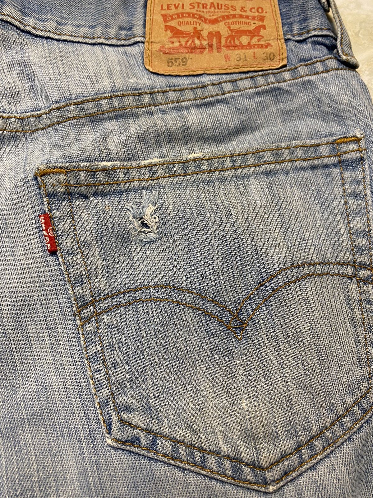 Levi's Vintage Levis 559 Size US 34 / EU 50 - 16 Thumbnail