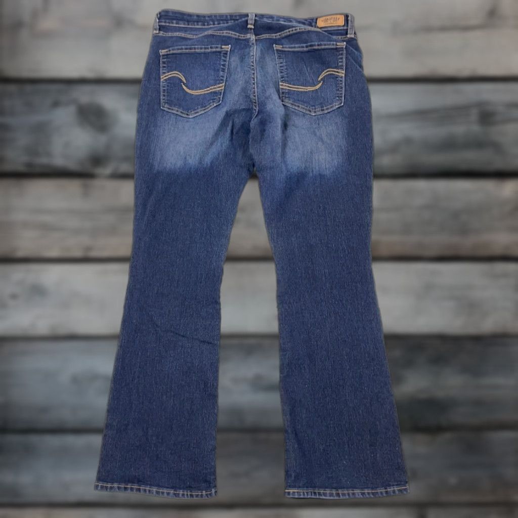Levi's Levi's Jeans Bootcut Women Medium Blue Wash 33 x 32 Regular Rise 9 in. 5-Pocket Denim Stretch Cotton Polyester Elastane Vintage: No Size 24" / US 00 / IT 34 - 1 Thumbnail