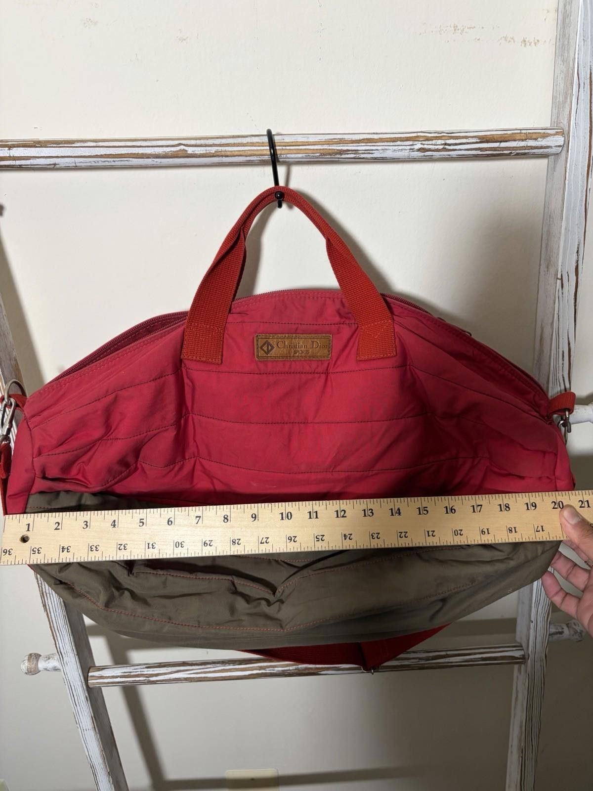 Dior Vtg Dior Sports Boston Bag, Puffy Blimp Cut, Weird+Wonderful Size ONE SIZE - 7 Thumbnail