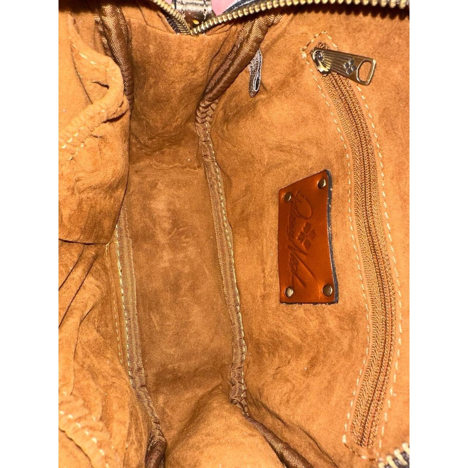 Patricia Nash Patricia Nash Leather Josie Herringbone bag A669831 Size ONE SIZE - 12 Thumbnail