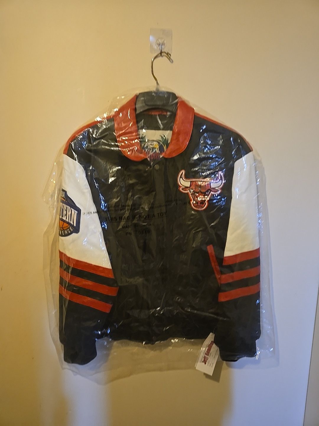 Vintage Bulls Jordan goat vintage new leather coat new with tags Size US M / EU 48-50 / 2 - 2 Thumbnail