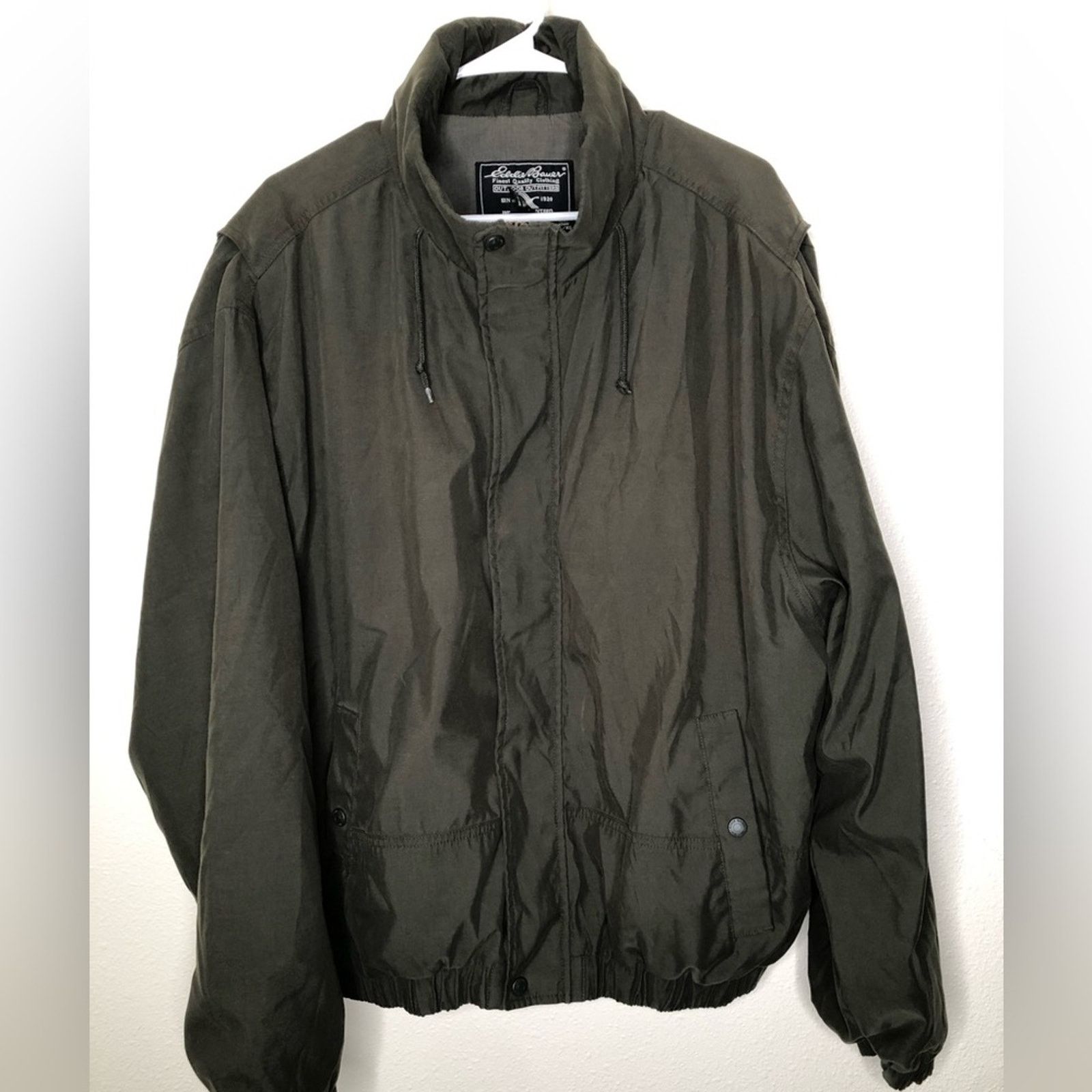 Eddie Bauer Eddie Bauer Bomber Jacket—XL— Military Green Size US XL / EU 56 / 4 - 1 Thumbnail