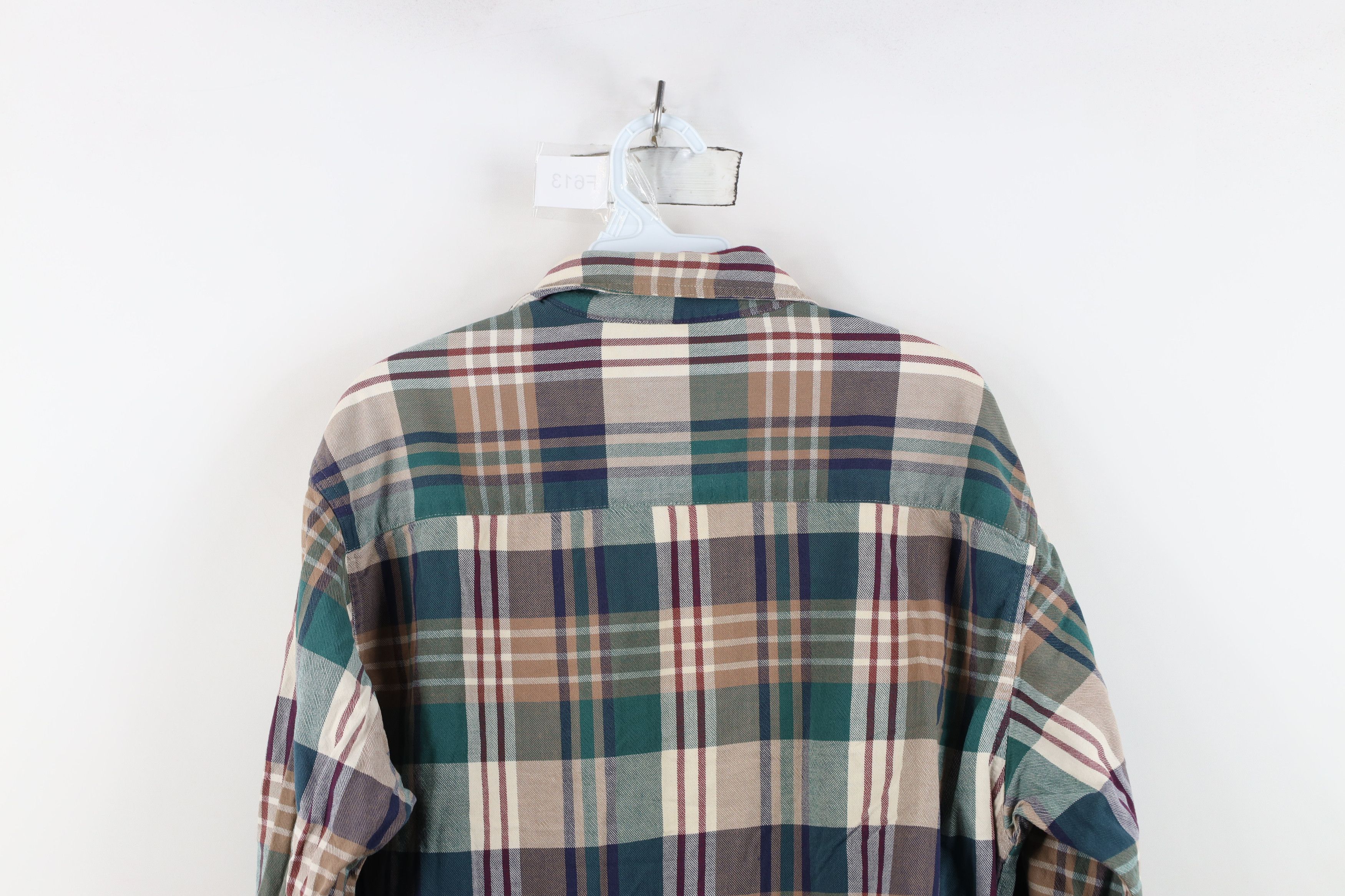Eddie Bauer Vintage 90s Eddie Bauer Bainbridge Flannel Button Shirt Size US M / EU 48-50 / 2 - 13 Thumbnail