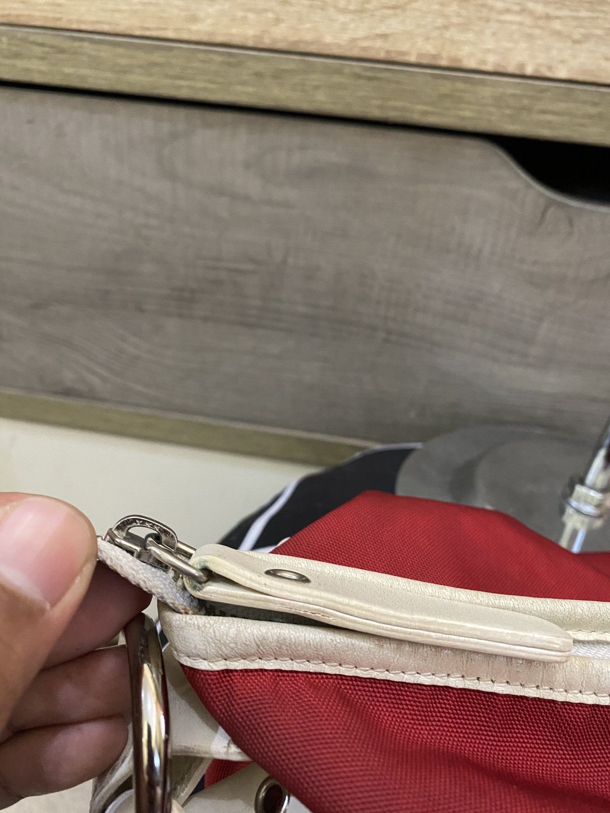 Burberry Burberry Red Nilon Shoulder Bag Size ONE SIZE - 13 Thumbnail