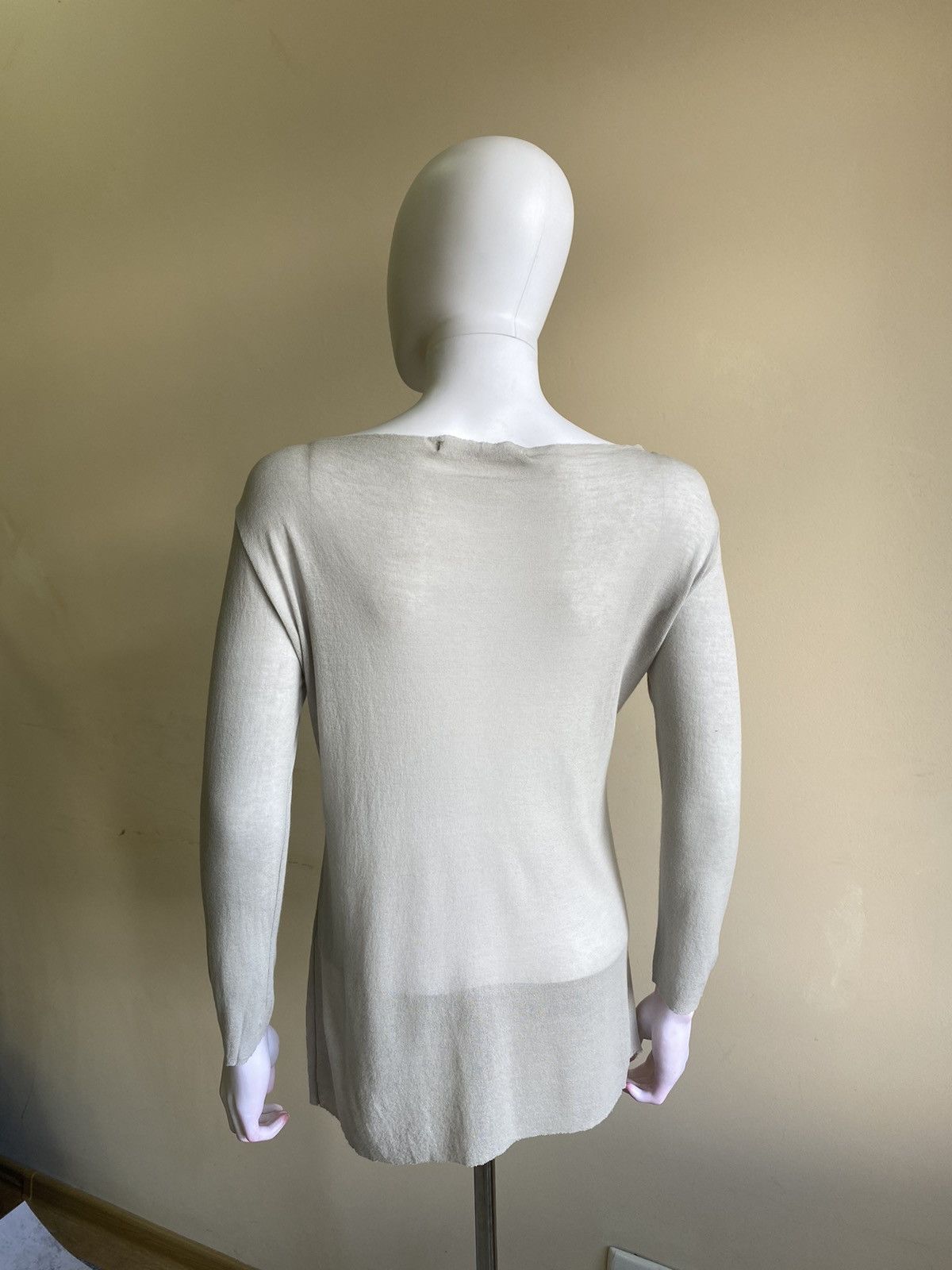 Transit Uomo Transit Par Such Womens Long Sleeve Grey Mesh Top Size 3 Size M / US 6-8 / IT 42-44 - 6 Thumbnail