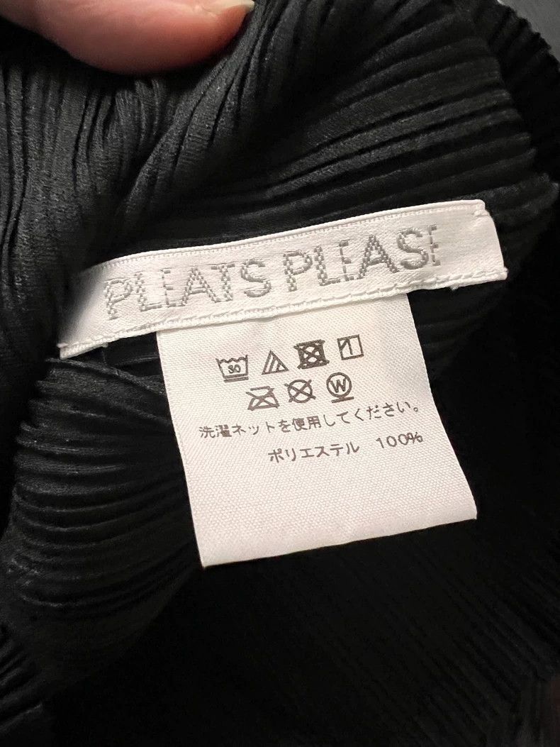 Issey Miyake issey miyake size:3 Black ribbed semi-high-neck top 2506-N Size XXS / US 00 / IT 34 - 3 Thumbnail