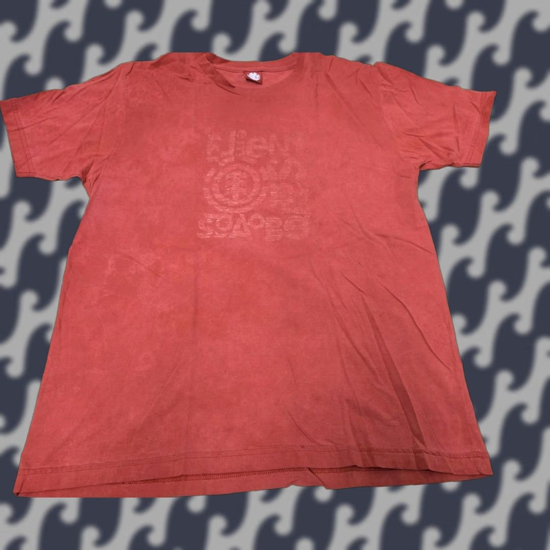 Element VINTAGE Element Shirt Mens XL Red Skateboards Logo Graphic Tee Faded Skate Streetwear Size US XL / EU 56 / 4 - 1 Thumbnail