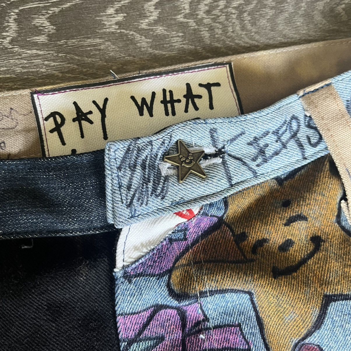 Asspizza Asspizza PWYW Pay What You Want Denim Jeans Patchwork Custom Size US 38 / EU 54 - 15 Thumbnail
