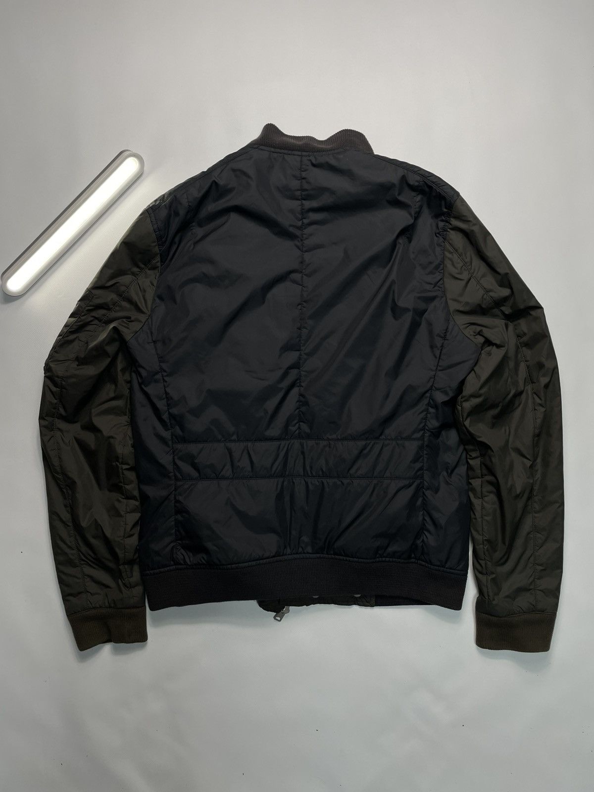 Allsaints AllSaints Double Zip Vtg Y2K Archive Suede Bmbr Jkt L Size US M / EU 48-50 / 2 - 12 Thumbnail