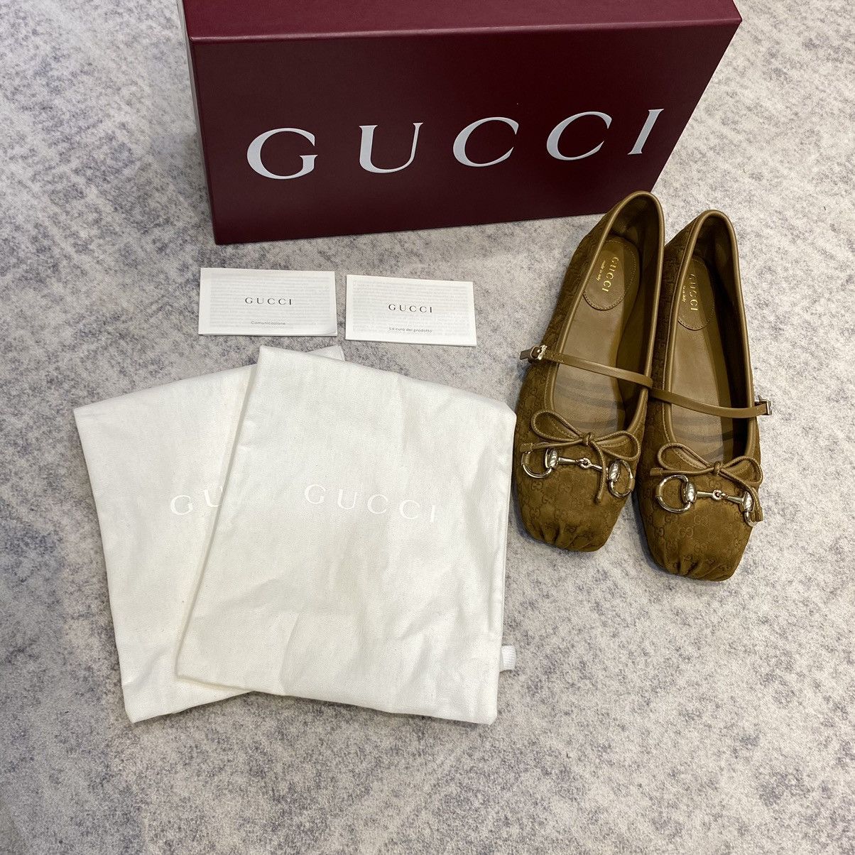 Gucci GUCCI Women's Gucci Horsebit Ballet Flat Size US 6.5 / IT 36.5 - 4 Thumbnail