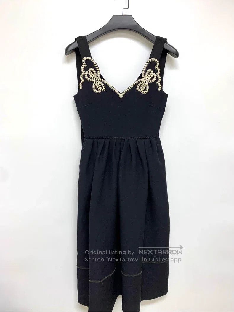 Fendi Fendi Pearl Little Black Dress Size XS / US 0-2 / IT 36-38 - 1 Thumbnail