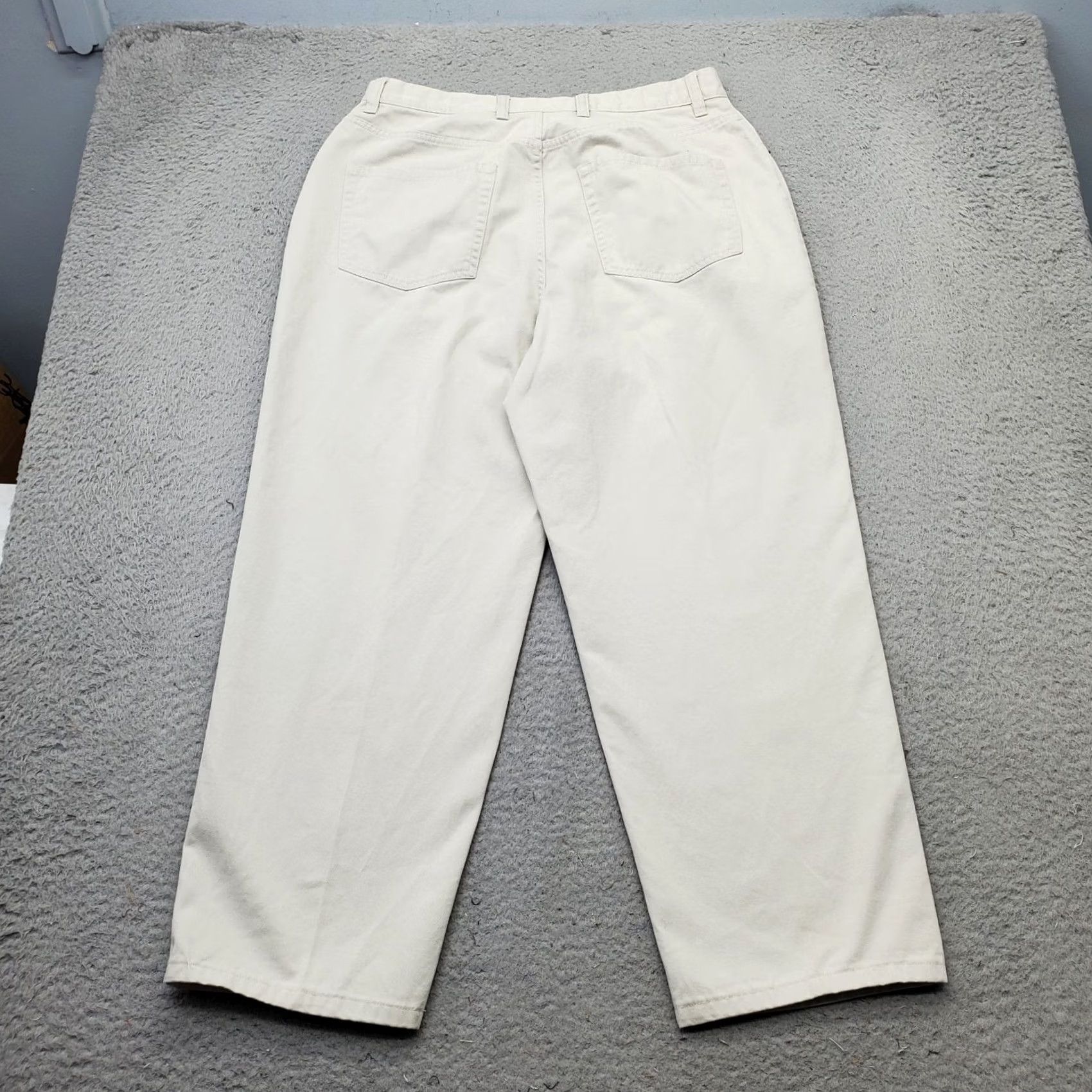 Eddie Bauer Eddie Bauer Jeans Womens 14 Tan Denim 5-Pocket Straight Fit Low Rise 5-Pocket Denim Jeans Womens Size 14 Tan Eddie Bauer Size 36" / US 14 / IT 50 - 2 Thumbnail