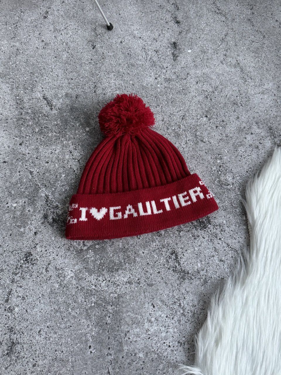 Jean Paul Gaultier Vintage I love Jean Paul Gaultier y2k big logo hat Size ONE SIZE - 1 Thumbnail