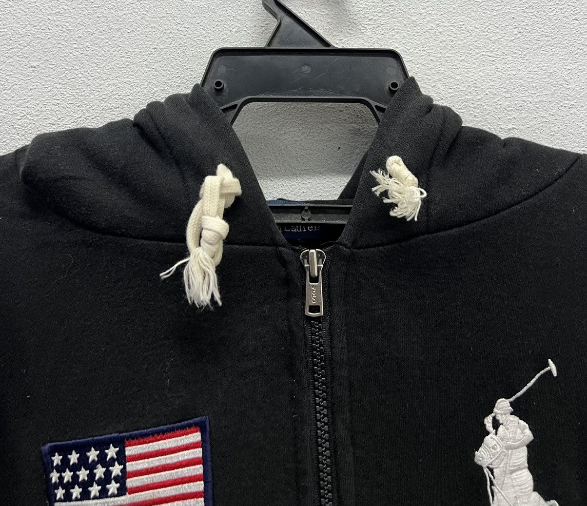 Polo Ralph Lauren × Vintage VINTAGE POLO BY RALPH LAUREN JACKET HOODIE Size US XL / EU 56 / 4 - 3 Thumbnail
