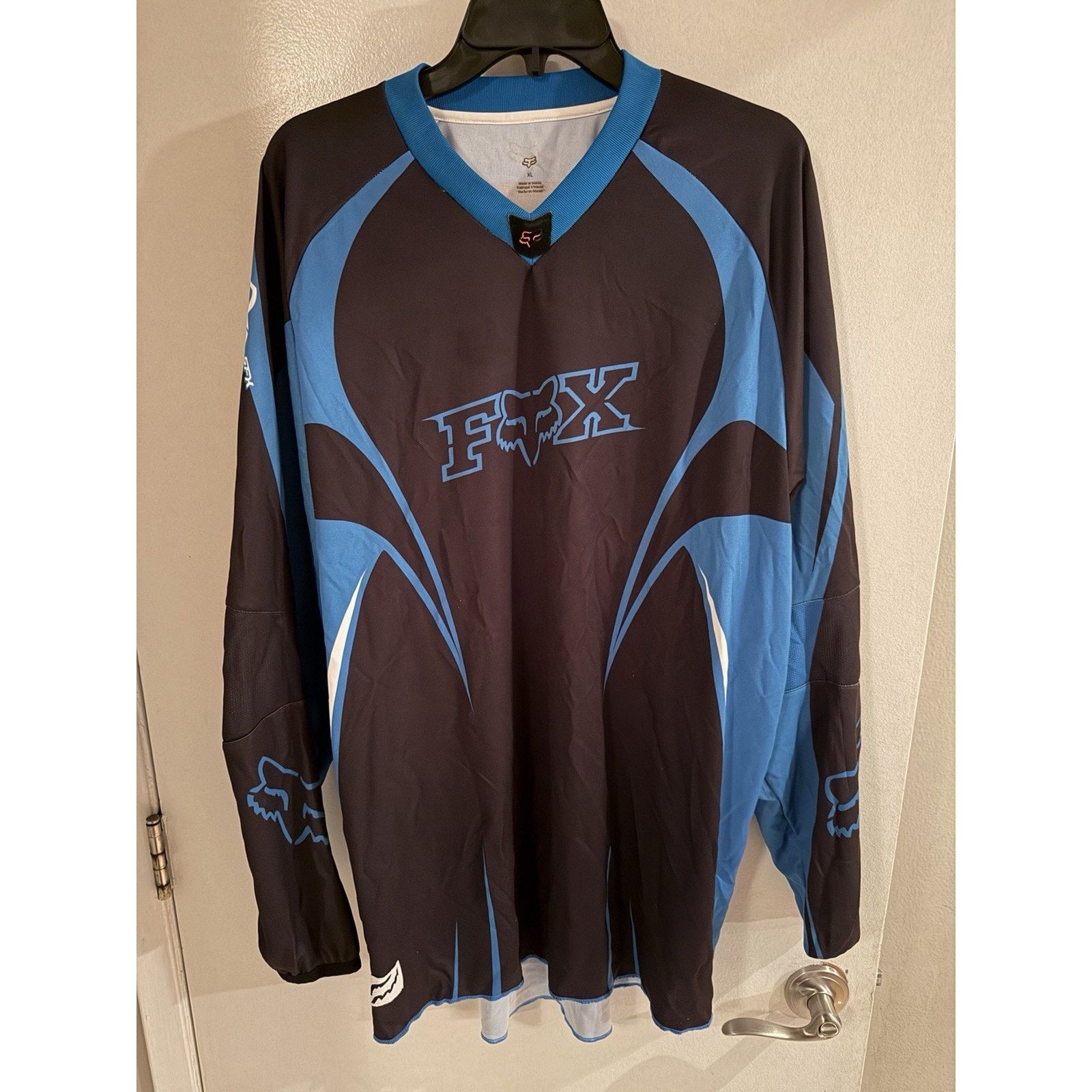 Fox Racing Vintage Fox Racing Jersey XL Long Sleeve Size US XL / EU 56 / 4 - 1 Thumbnail