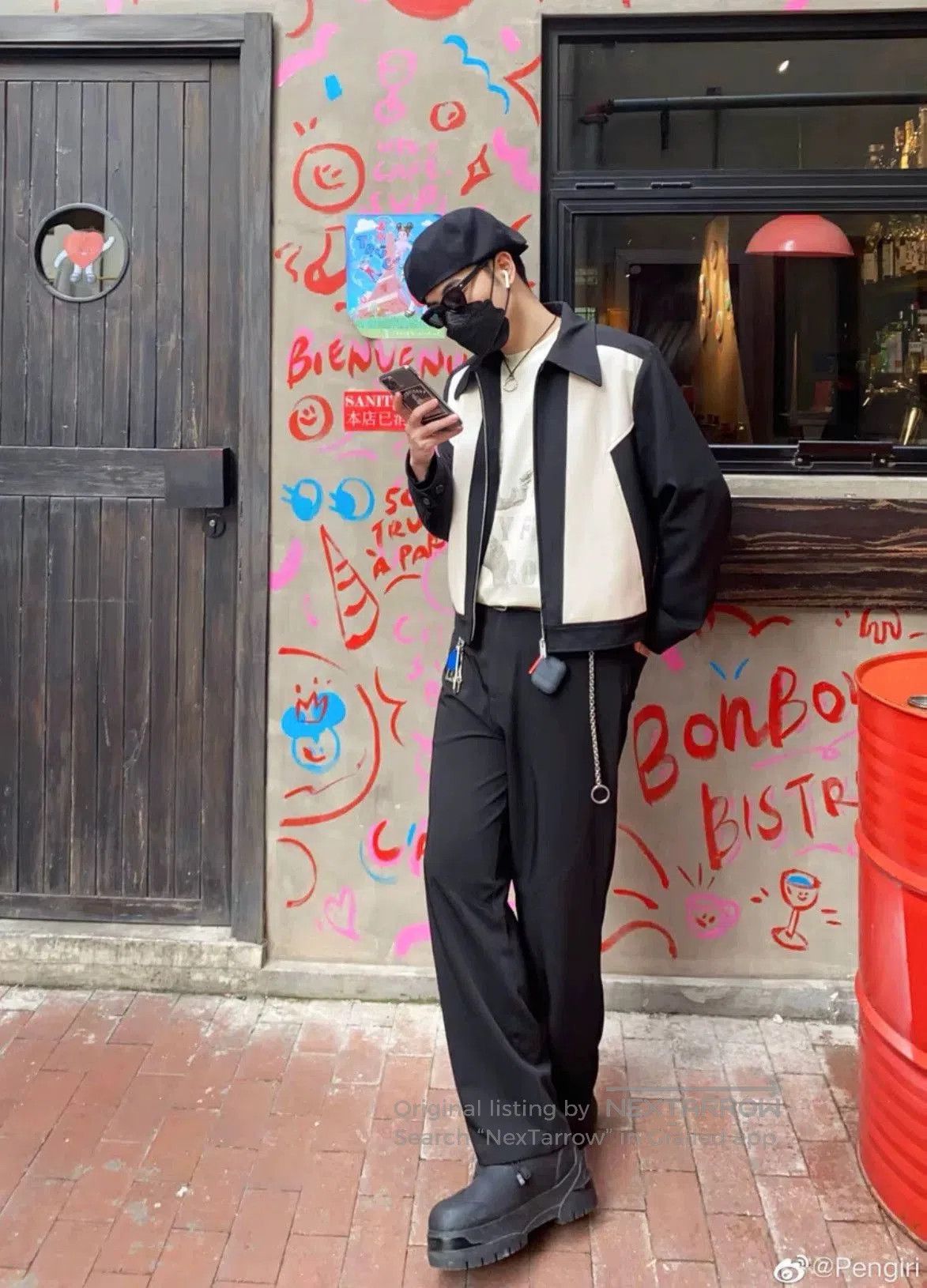 Second/Layer black and white western style jacket. Size US M / EU 48-50 / 2 - 9 Thumbnail