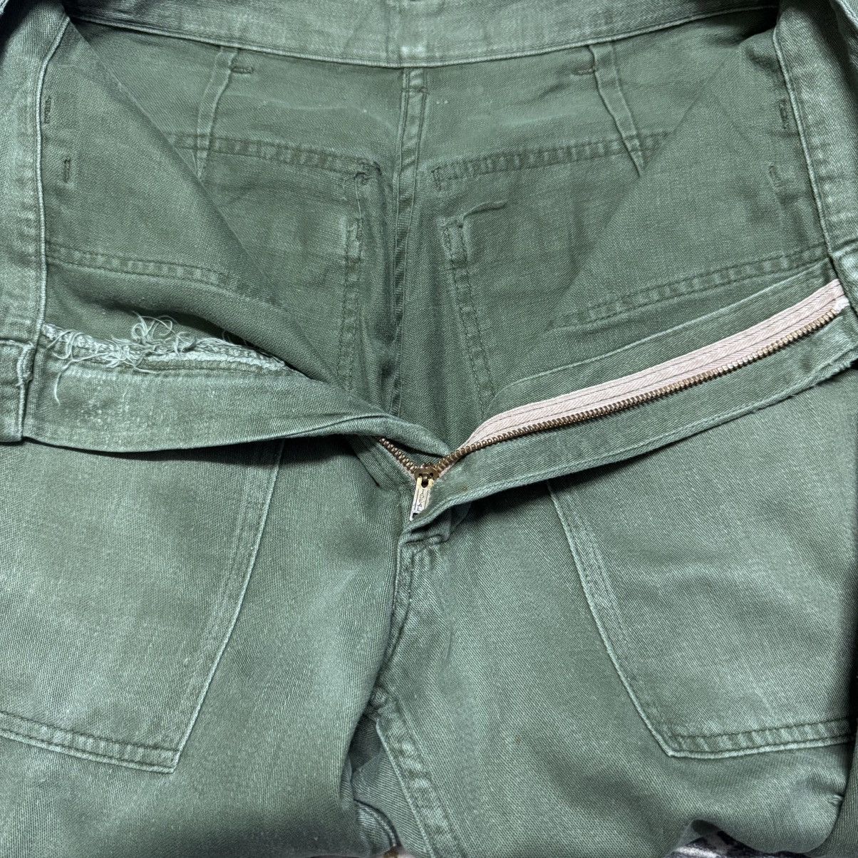 Vintage Vintage US Army OG107 Poplin Fatigue Pants Namwar Size US 28 / EU 44 - 13 Thumbnail
