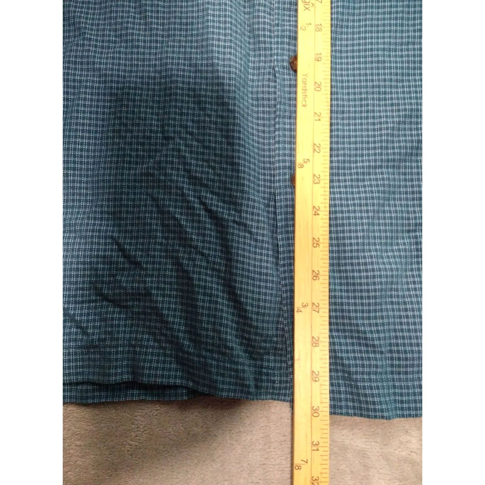 Vintage Woolrich Shirt Mens XL Blue Plaid Elite Series Tactical Short Sleeve Button Up Size US XL / EU 56 / 4 - 3 Thumbnail