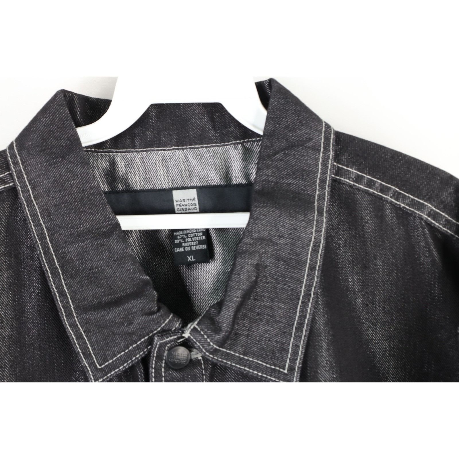 Marithe + Francois Girbaud × Vintage NOS Vintage 90s Marithe Francois Girbaud Denim Jacket Size US XL / EU 56 / 4 - 5 Thumbnail