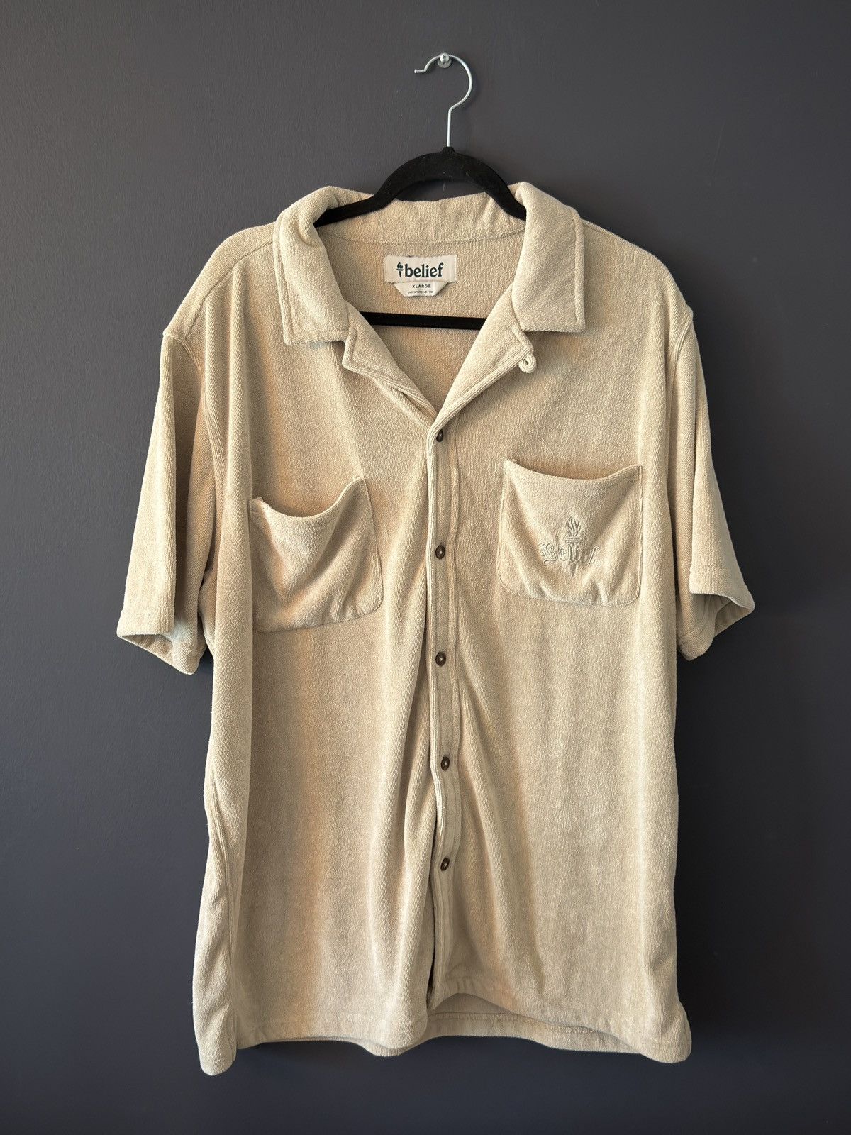 Belief NYC Belief Terry Cloth Cabana Shirt Size US XL / EU 56 / 4 - 1 Thumbnail