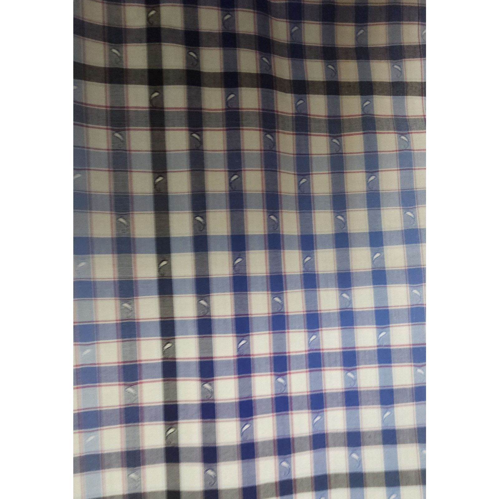 Etro ETRO MILANO Mens Shirt Button Up Blue Italy Check Size 41 Size US XS / EU 42 / 0 - 3 Thumbnail