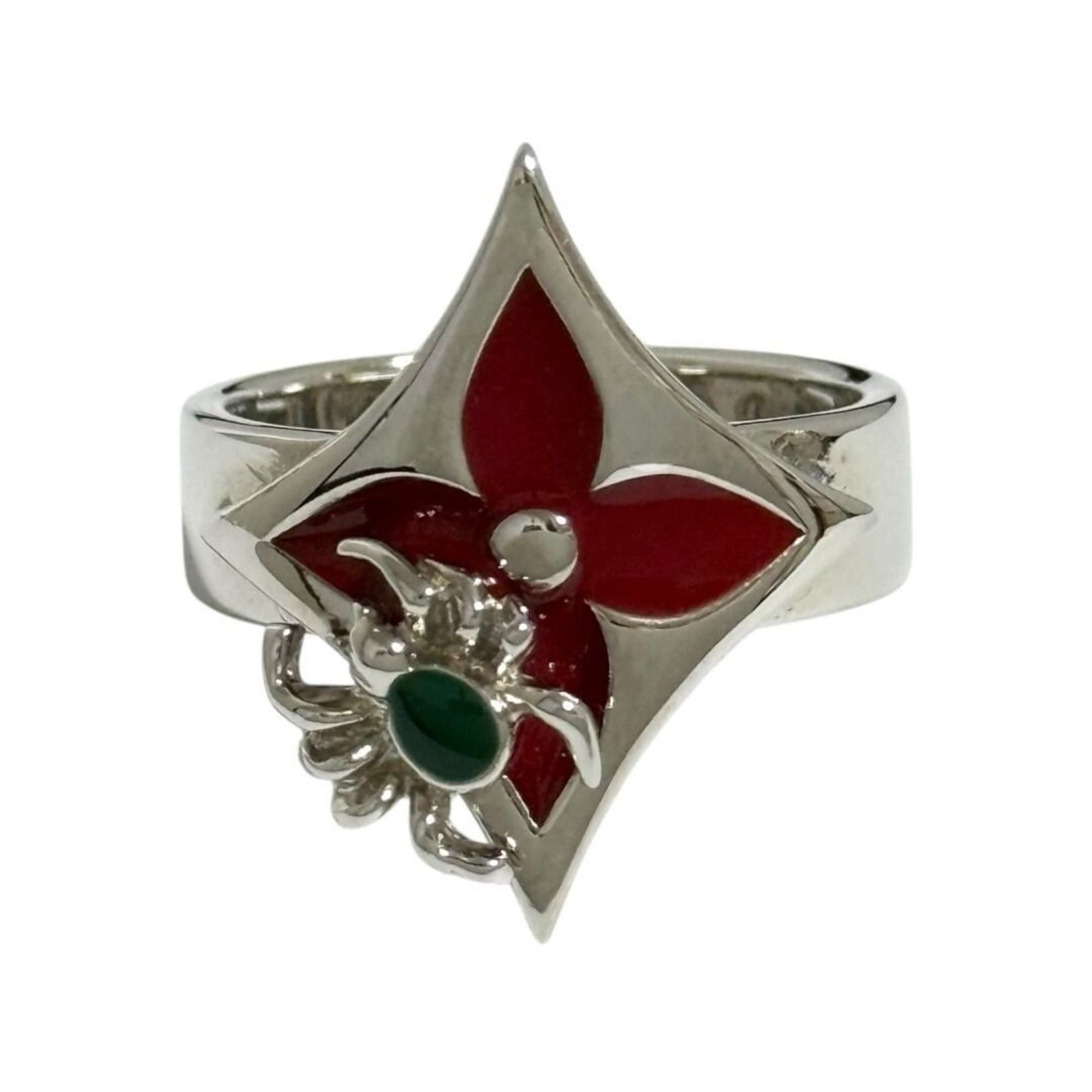 Louis Vuitton Louis Vuitton Men's Fairy Tale Star Ring, Red, Size 16-17 Size ONE SIZE - 1 Thumbnail