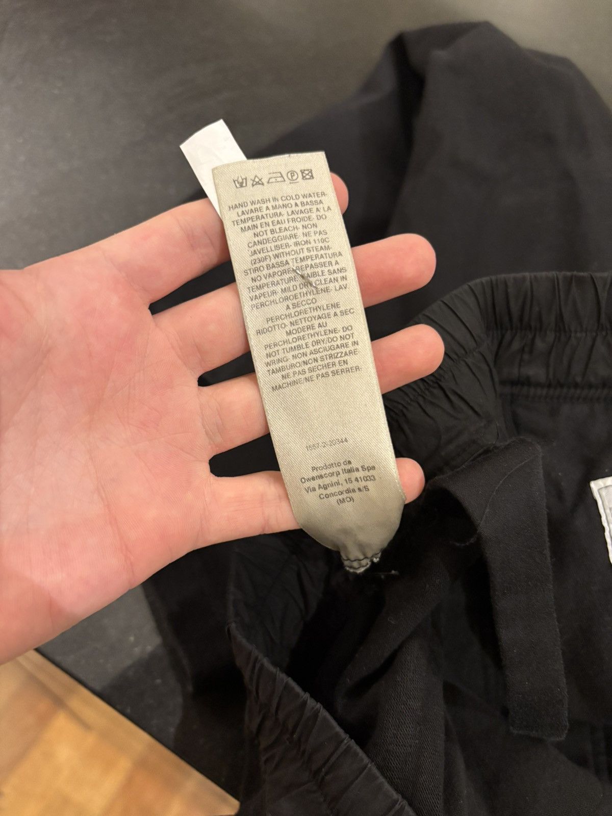 Rick Owens Drkshdw Rick Owens Drksdhw Double Pocket Drawstring Sweatpants Black Size US 32 / EU 48 - 7 Thumbnail
