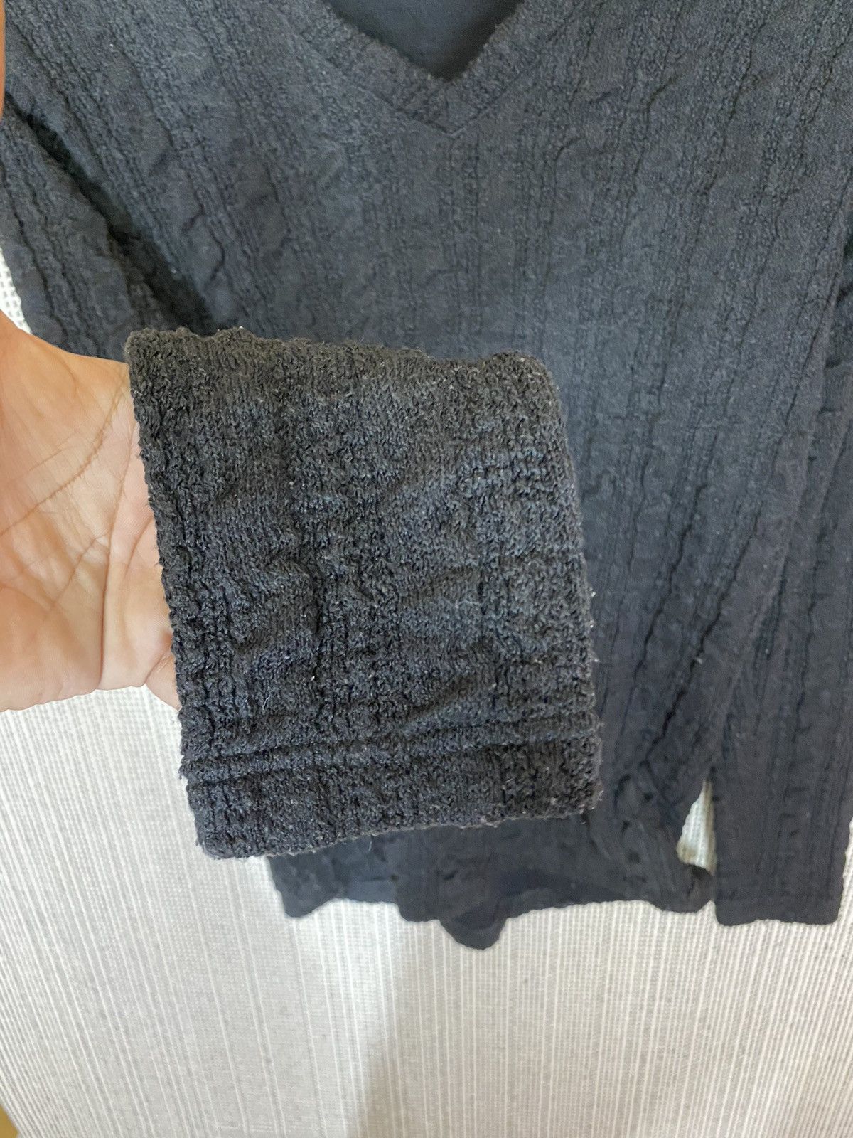 Designer × Issey Miyake × Japanese Brand ‼️VINTAGE TETE HOMME BY ISSEY MIYAKE KNIT SWEATER‼️ Size US S / EU 44-46 / 1 - 7 Thumbnail