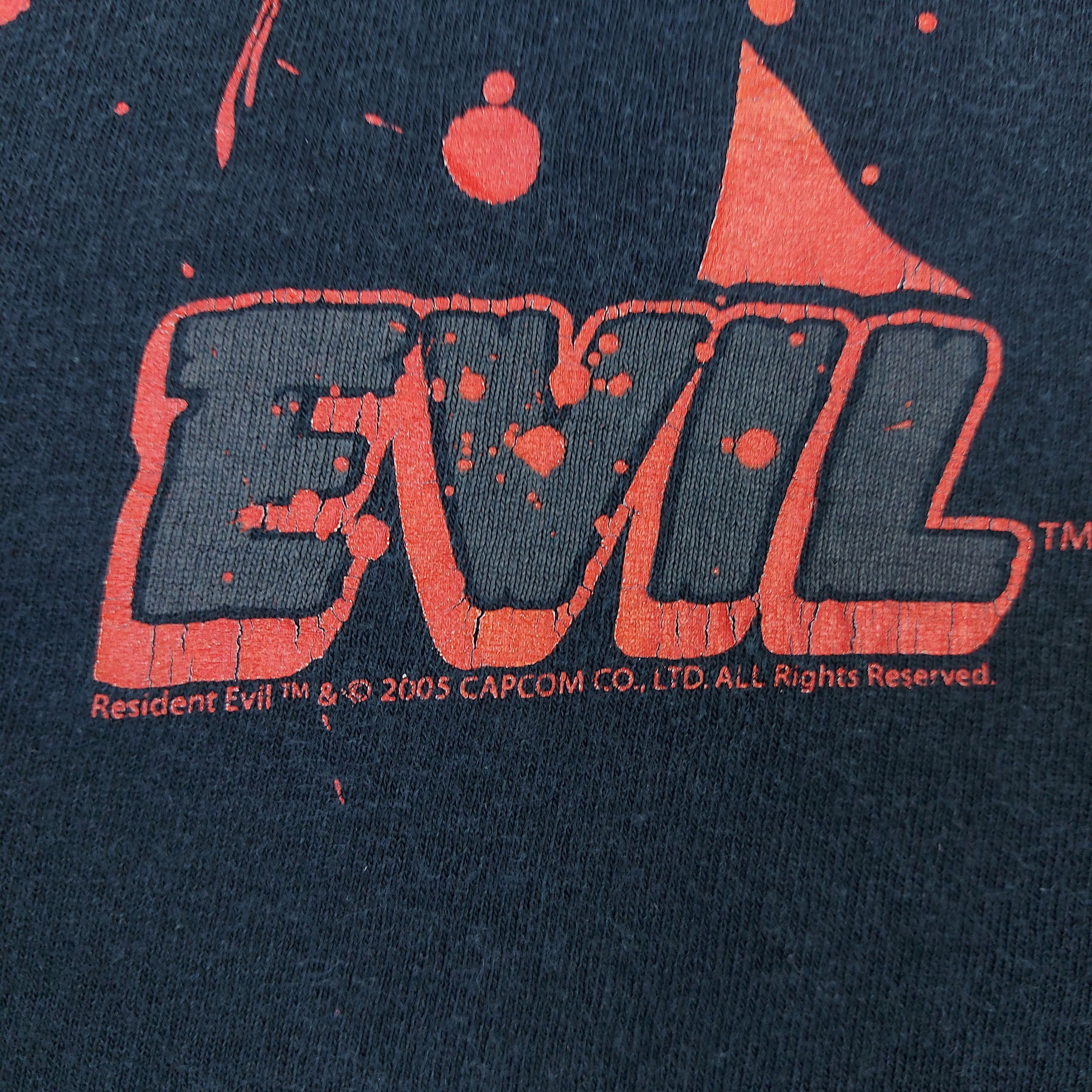 Playstation Vintage 2005 Resident Evil Capcom PlayStation 2 TEE Size US M / EU 48-50 / 2 - 3 Thumbnail