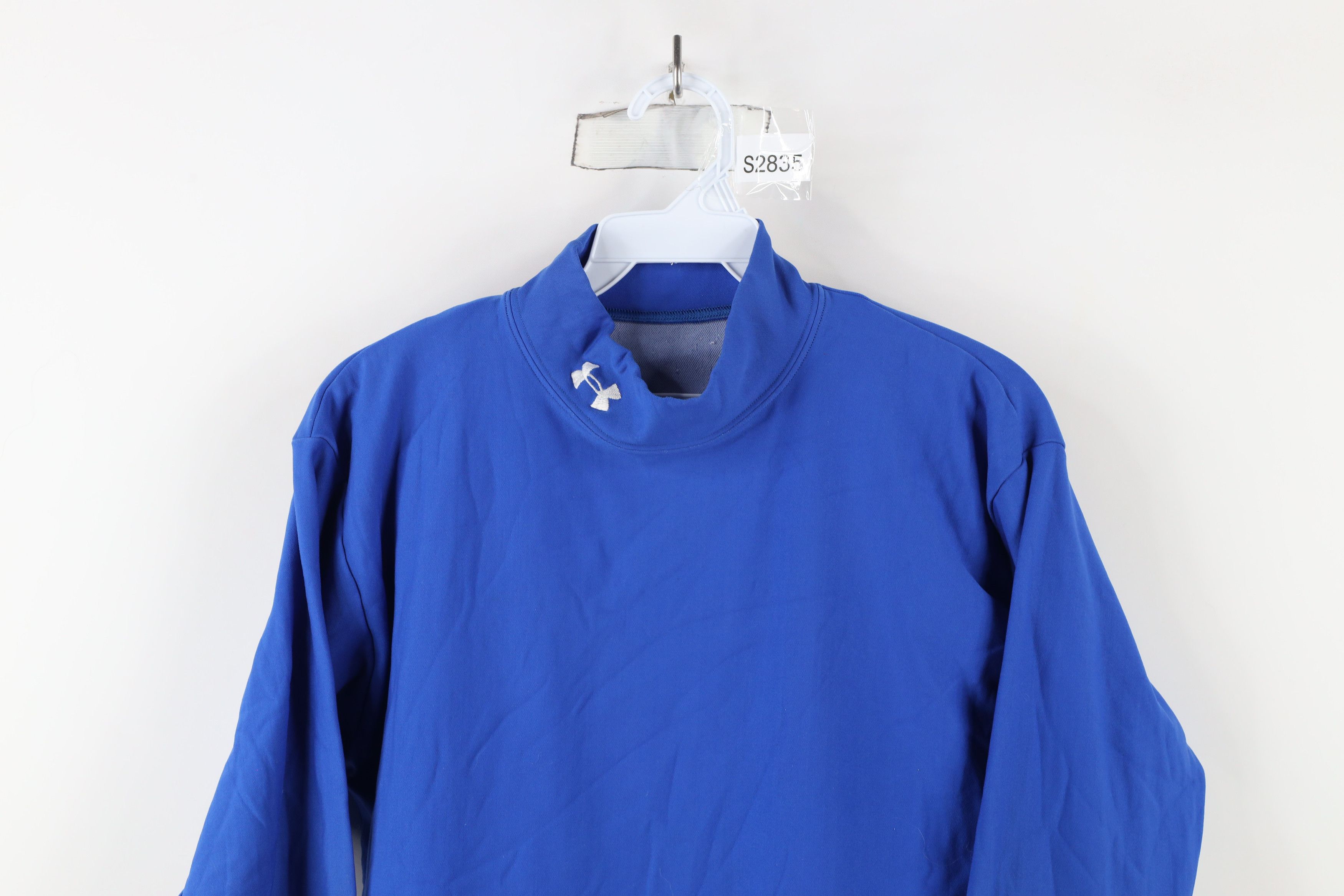 Under Armour × Vintage Under Armour Compression Mock Neck Long Sleeve T-Shirt Size US XL / EU 56 / 4 - 2 Thumbnail