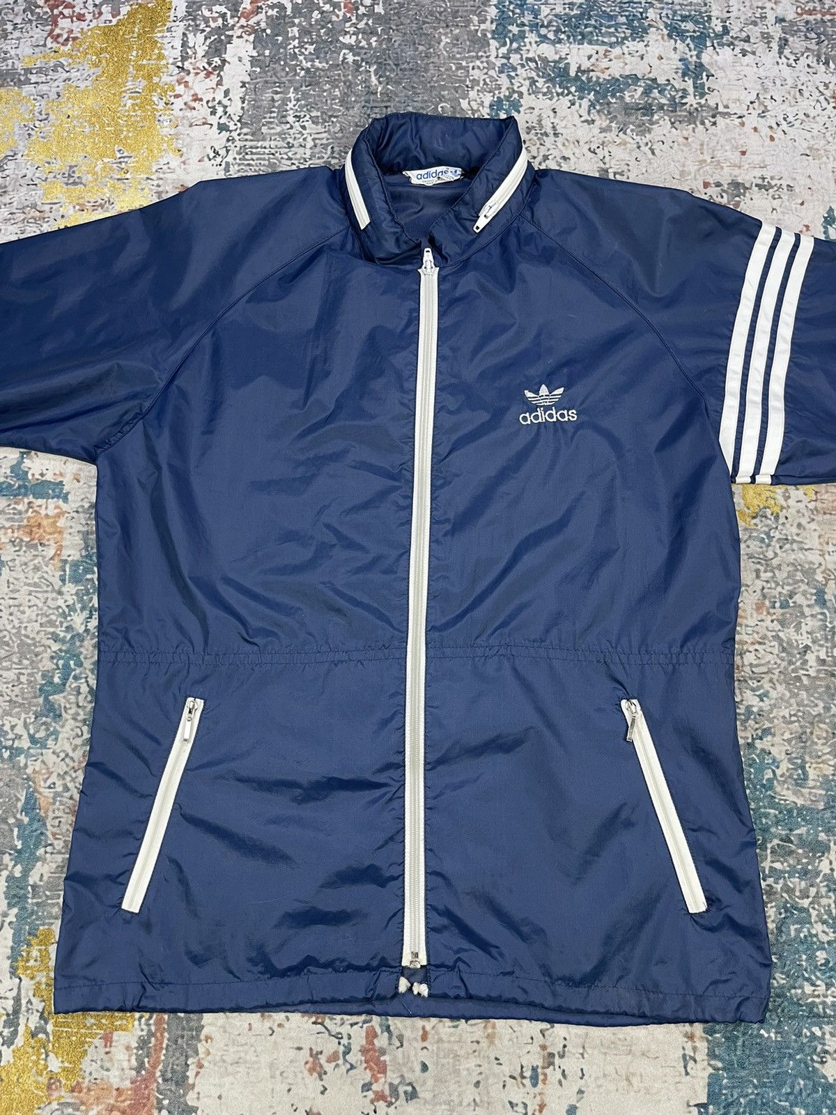 Adidas Vintage Adidas Trifoil Striped Lightweight Windbreaker’s Size US S / EU 44-46 / 1 - 2 Thumbnail