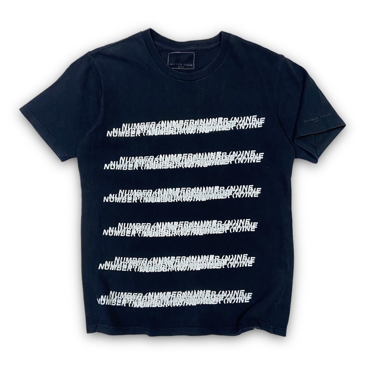 Designer × Number (N)ine Number (N)ine Mutiple Messy Spellout Tee Size US S / EU 44-46 / 1 - 1 Thumbnail