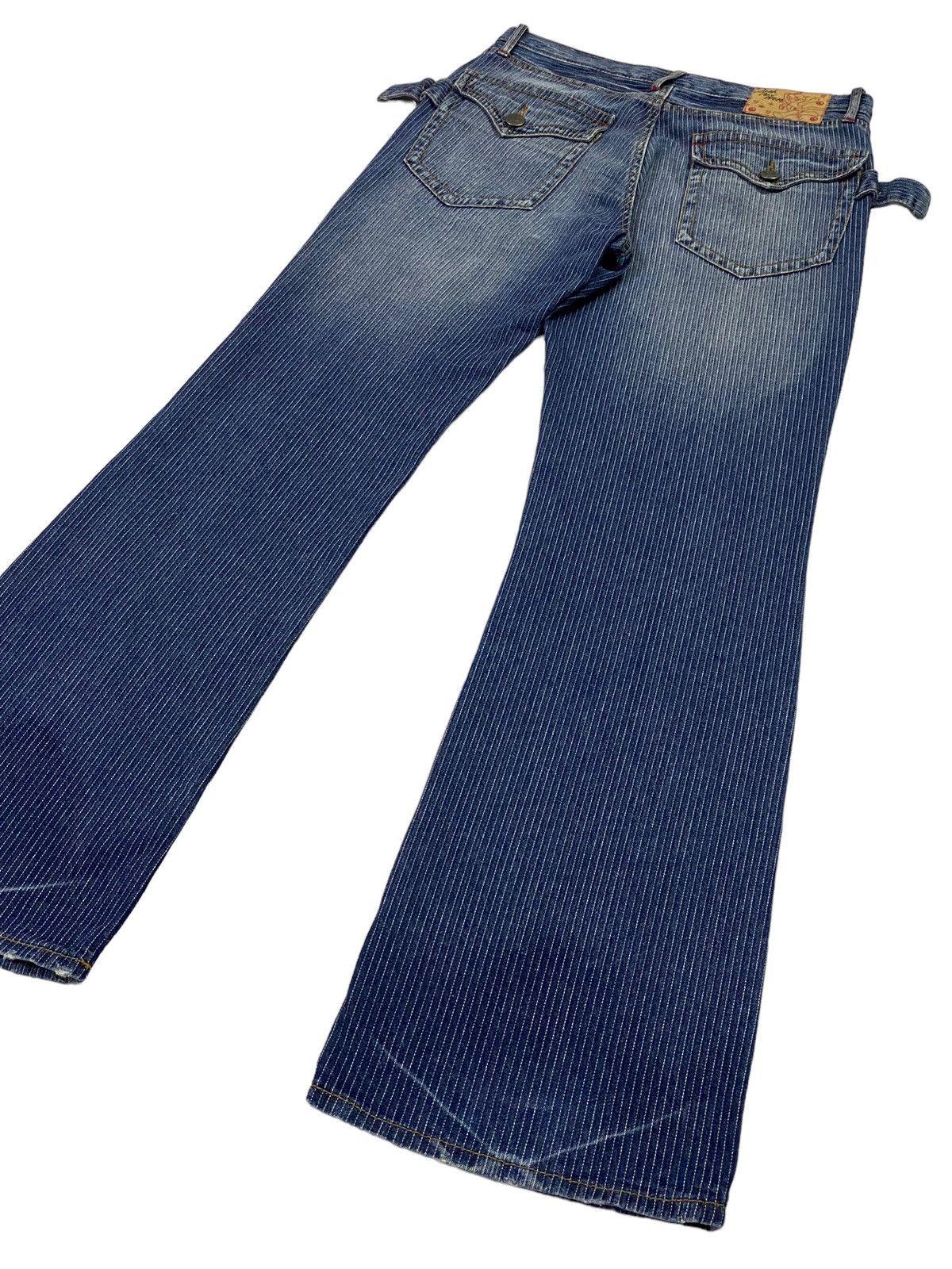 PPFM PPFM 20Th Anniversary Stripes Bondage Pant Flare Jeans Size US 32 / EU 48 - 21 Thumbnail