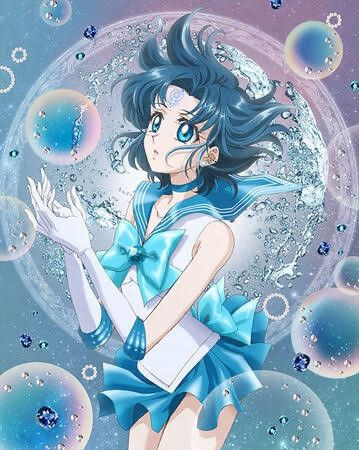 Anime Sailor Moon Crystal "Sailor Mercury" Tee Size US M / EU 48-50 / 2 - 14 Thumbnail