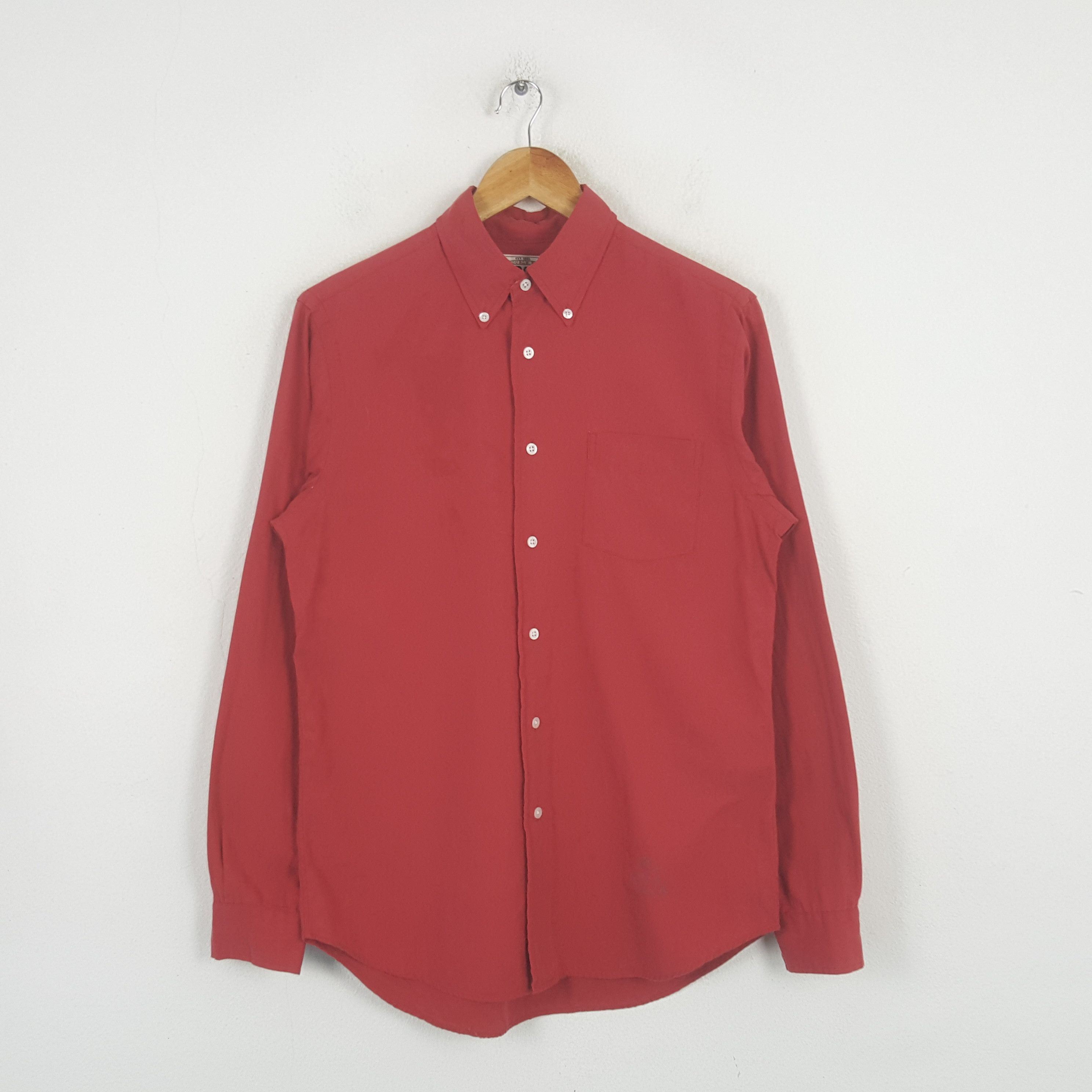 Ralph Lauren Vintage Ralph Lauren American Plain Shirt Button Up RR16 Size US M / EU 48-50 / 2 - 1 Thumbnail
