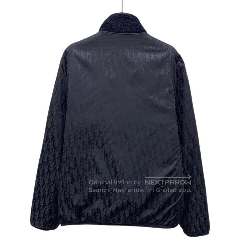 Dior Dior Dark blue logo dark pattern full print wool single-br Size US S / EU 44-46 / 1 - 2 Thumbnail