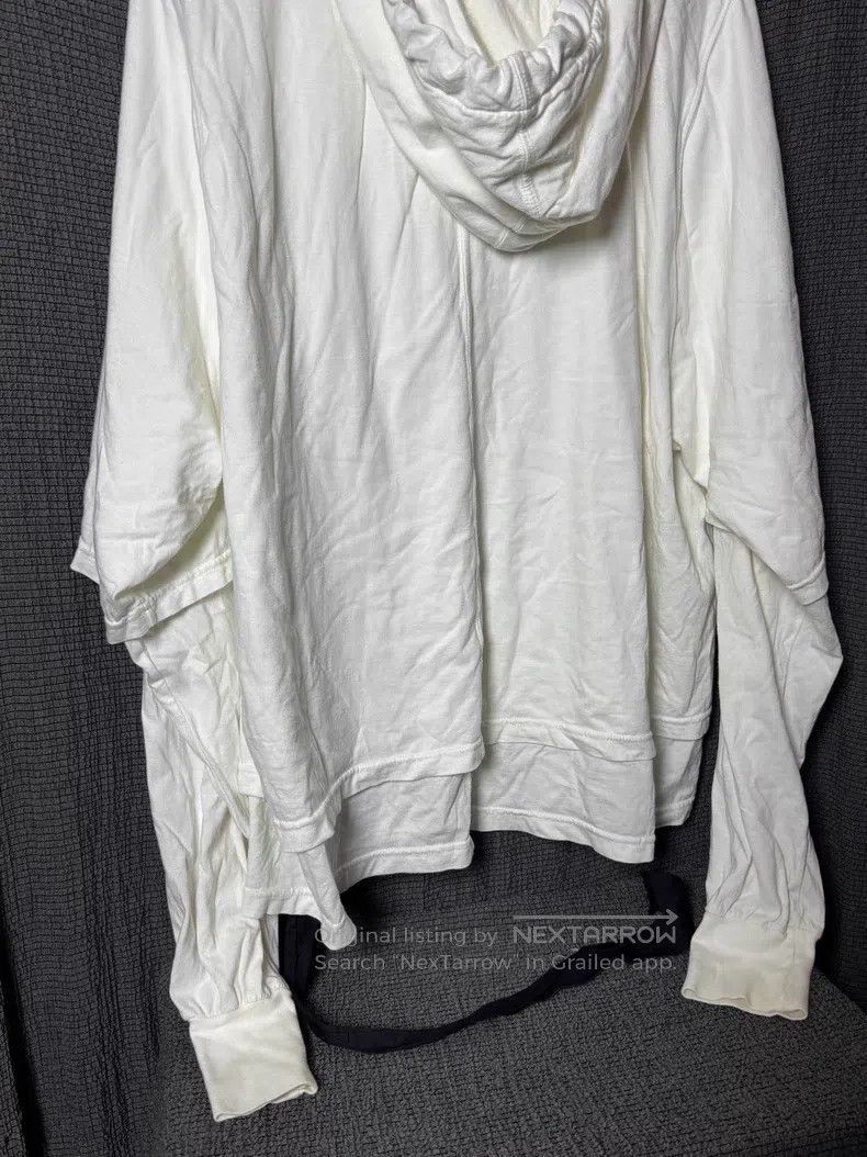 Rick Owens Rick Owens 22SS Double Slogan Drawstring Ribbon Hood Sweat Size US L / EU 52-54 / 3 - 6 Thumbnail