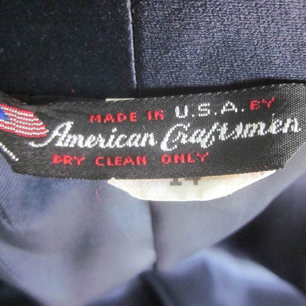 Vintage American Craftsmen Patriot Cropped Military Blazer Womens Si Size L / US 10 / IT 46 - 2 Thumbnail