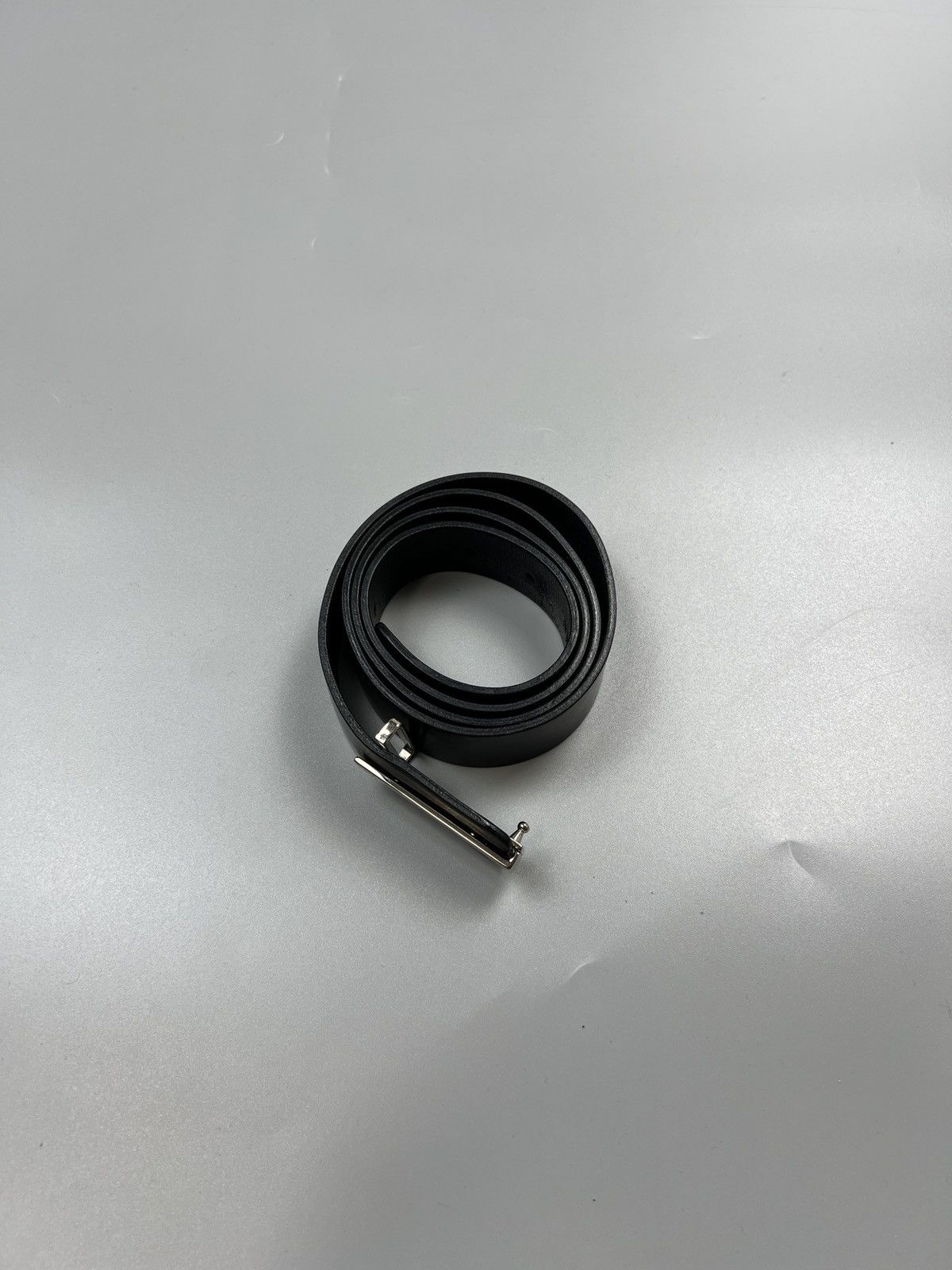 Etienne Aigner Etienne Aigner Black Leather Formal Belt (Y0609) Size ONE SIZE - 2 Thumbnail