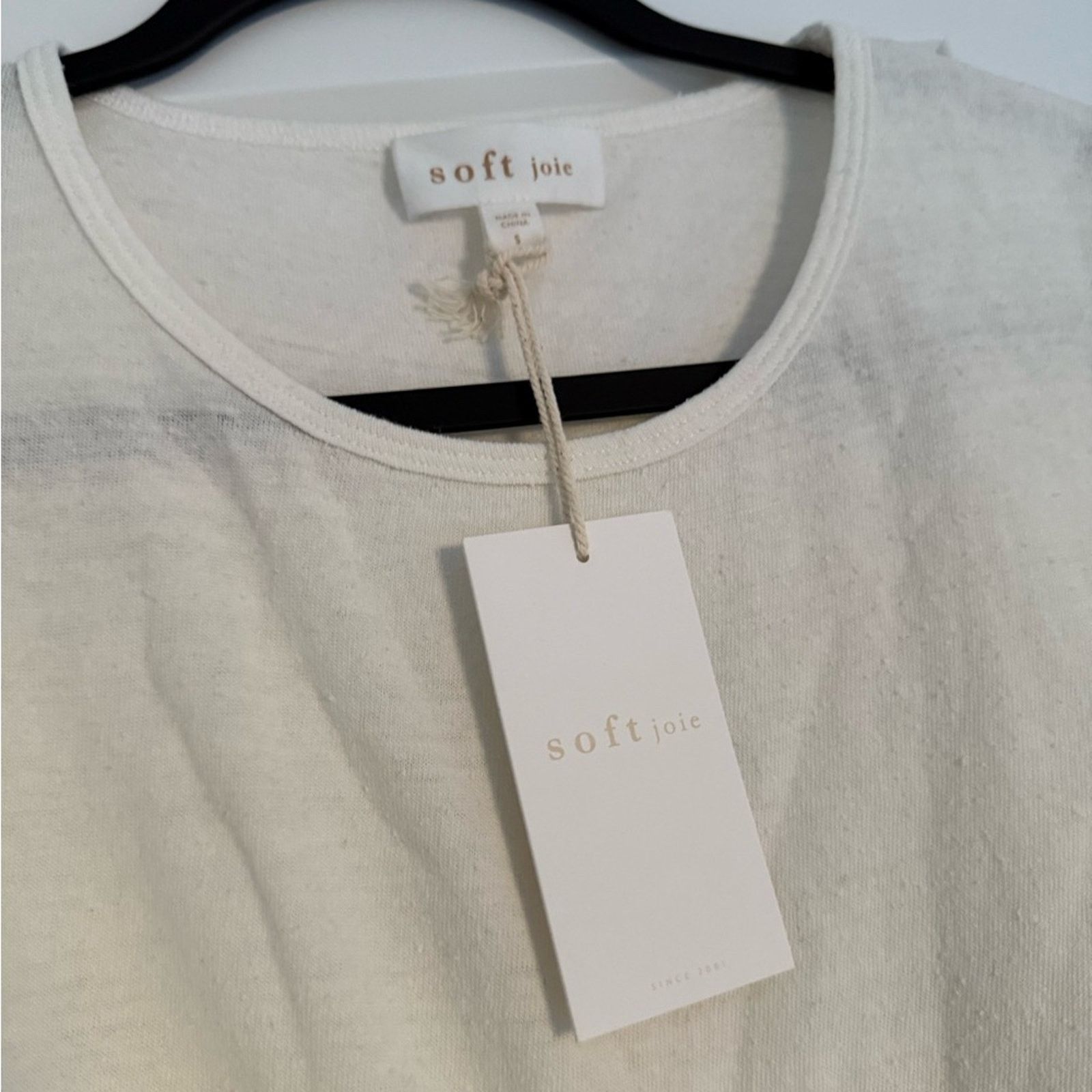 Joie New Soft Joie Rami top - ivory - Small - $128 Size S / US 4 / IT 40 - 6 Thumbnail