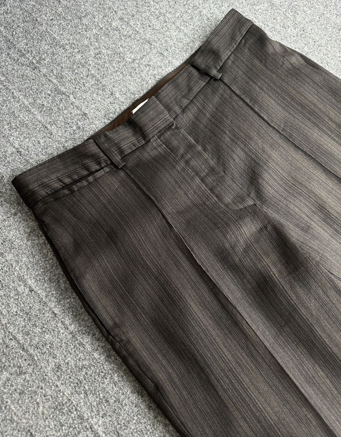 Hermes × Maison Margiela Hermes - Maison Margiela Archive - Cuffed Wool Pants Size 27" / US 4 / IT 40 - 4 Thumbnail