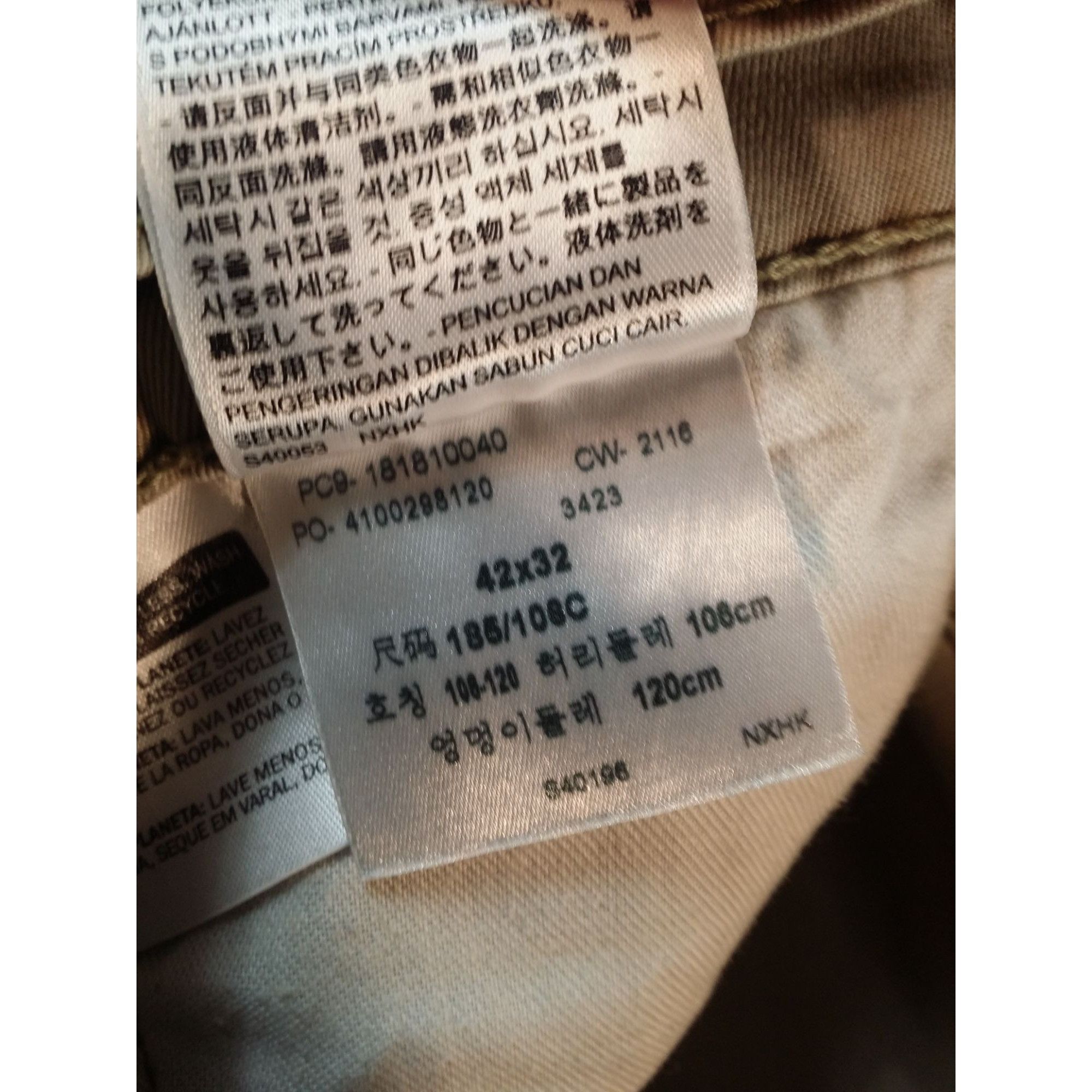 Levi's Levi's 541 Jeans Men Sz 42 X 32 Khaki Beige Denim White Labe Size US 42 / EU 58 - 9 Thumbnail