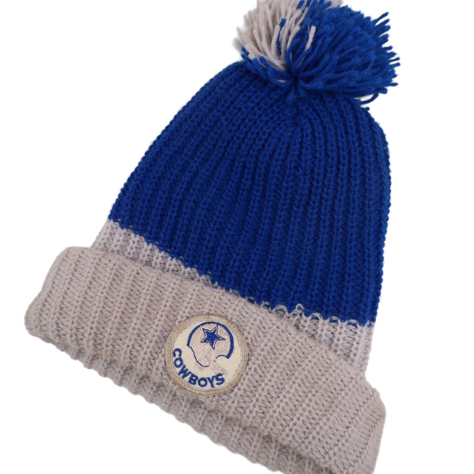 NFL × Vintage Vintage Dallas Cowboys Knit Pom Beanie Size ONE SIZE - 2 Thumbnail