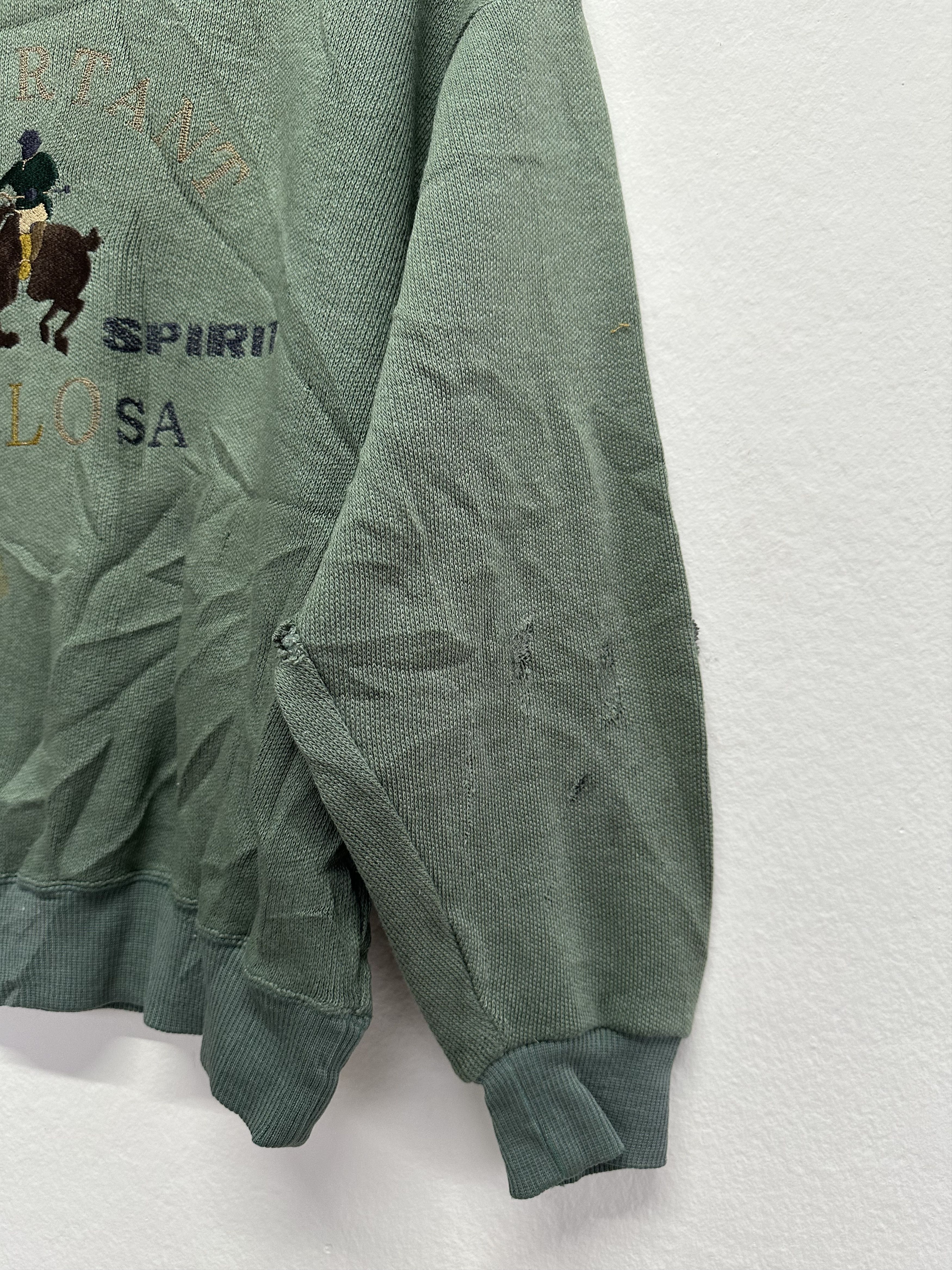 Japanese Brand Vintage Polosa Sport Spirit Crewneck Distressed Sweatshirt Size US M / EU 48-50 / 2 - 5 Thumbnail
