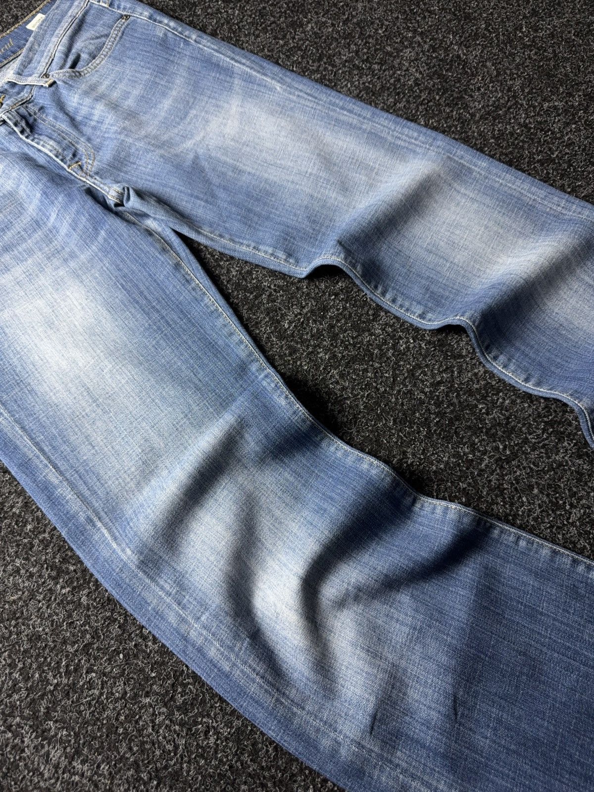 7 For All Mankind 7 For All Mankind Bootcut Wide Leg Vintage Blue Denim Jeans Size 30" / US 8 / IT 44 - 6 Thumbnail