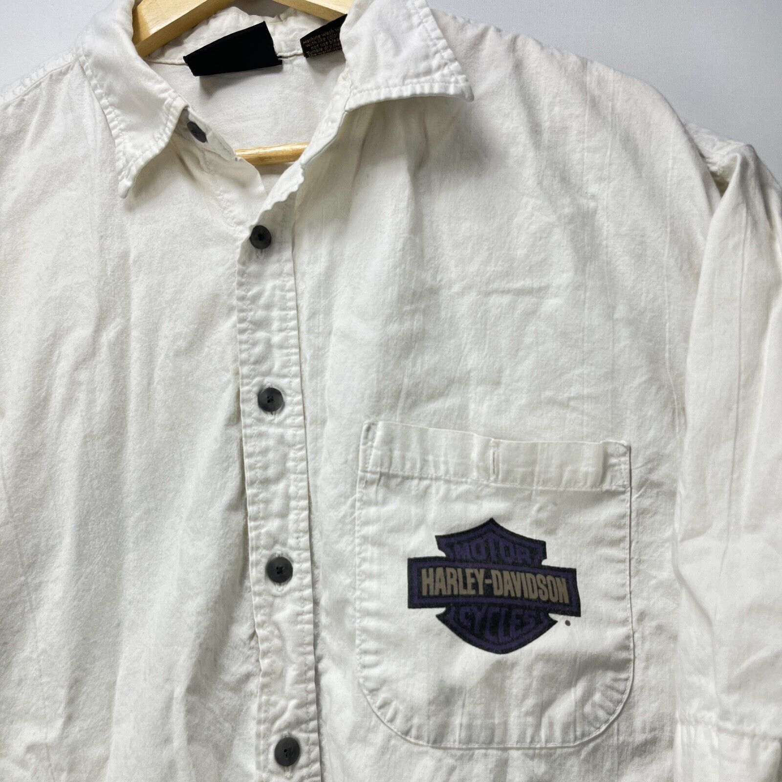 Vintage Vintage '90s Harley-Davidson Eagle Button-Up Shirt XL Size US XL / EU 56 / 4 - 2 Thumbnail