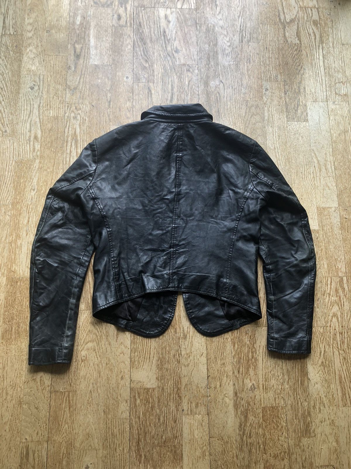 Vintage B-PELLE VINTAGE LEATHER QUALITY CROPPED JACKET Size US S / EU 44-46 / 1 - 2 Thumbnail